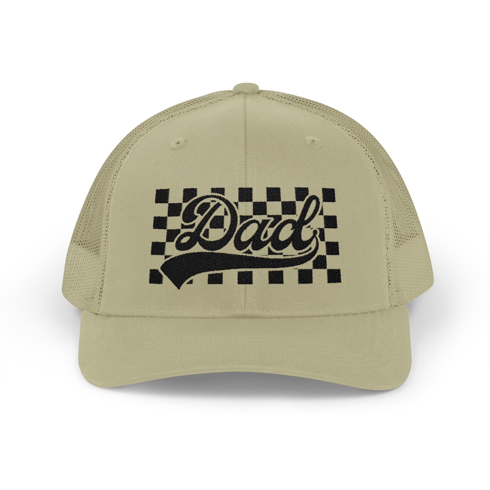 Dad Checkerboard Snapback Cap