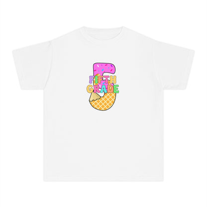 Fifth Grade Ice Cream Pencil Youth Tee