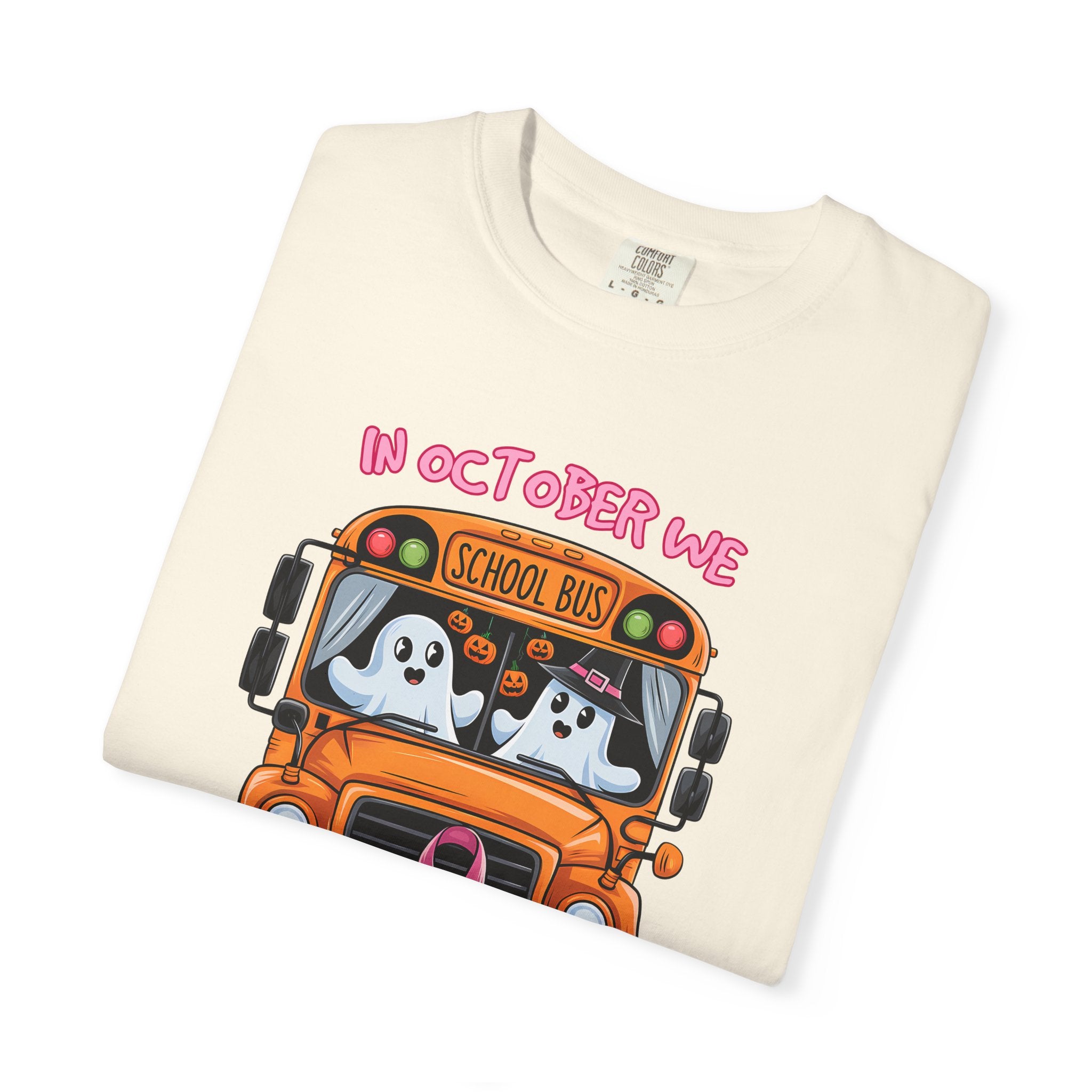 Breast Cancer Awareness School Bus Tee