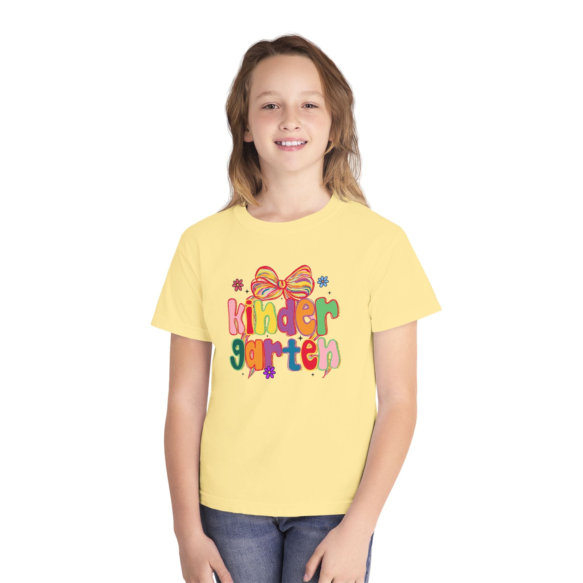 Kindergarten Bow Youth Tee