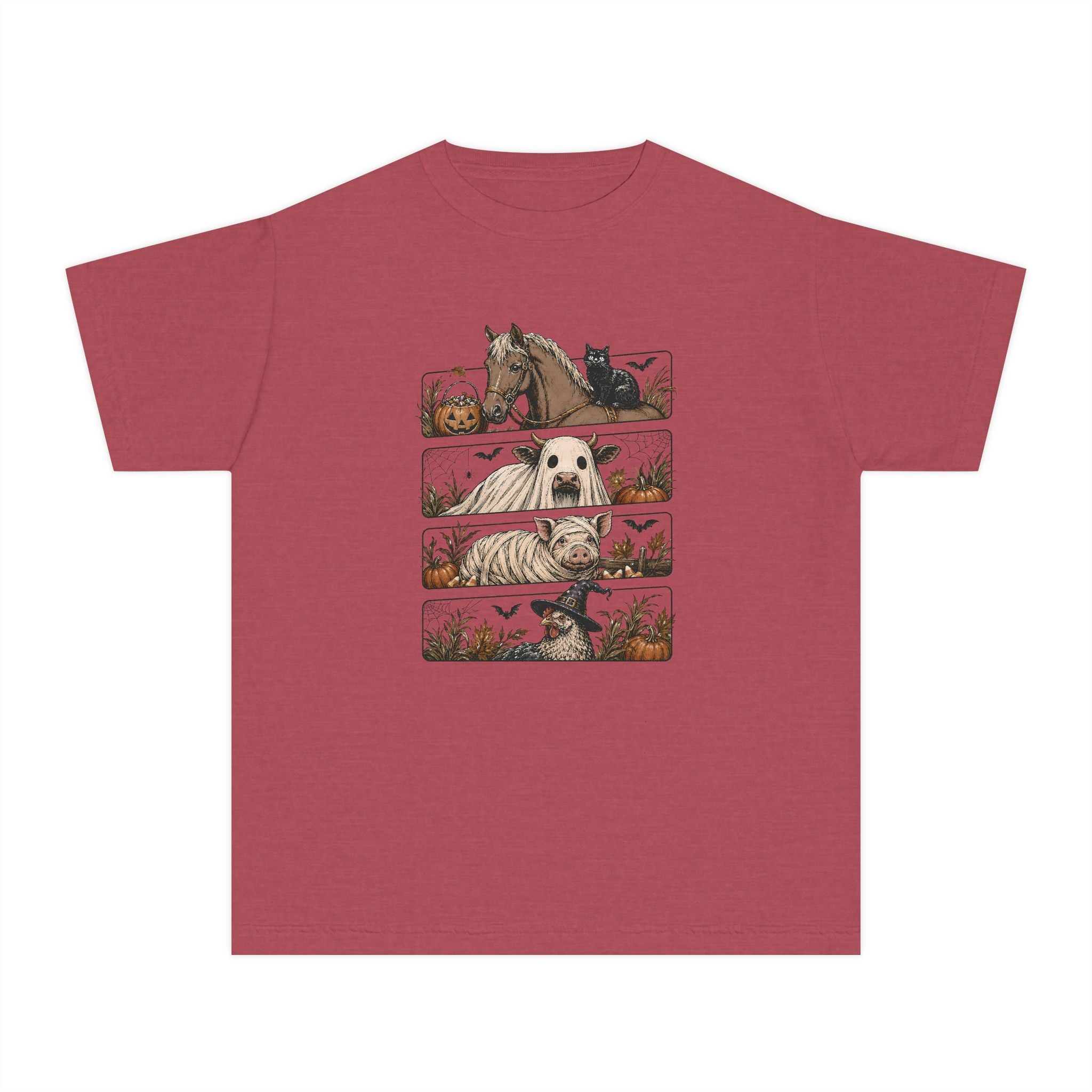 Halloween Farm Animals Youth Tee