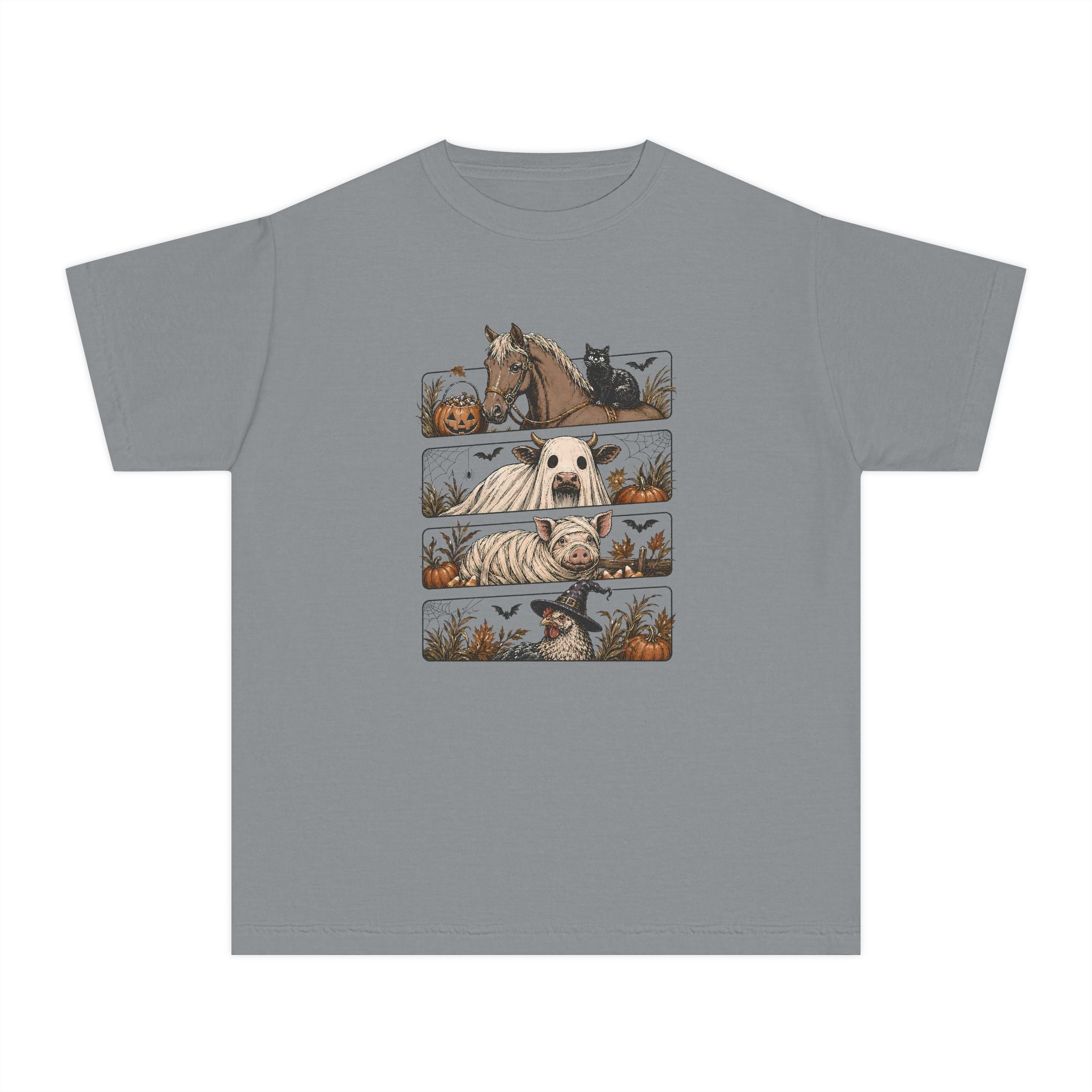 Halloween Farm Animals Youth Tee