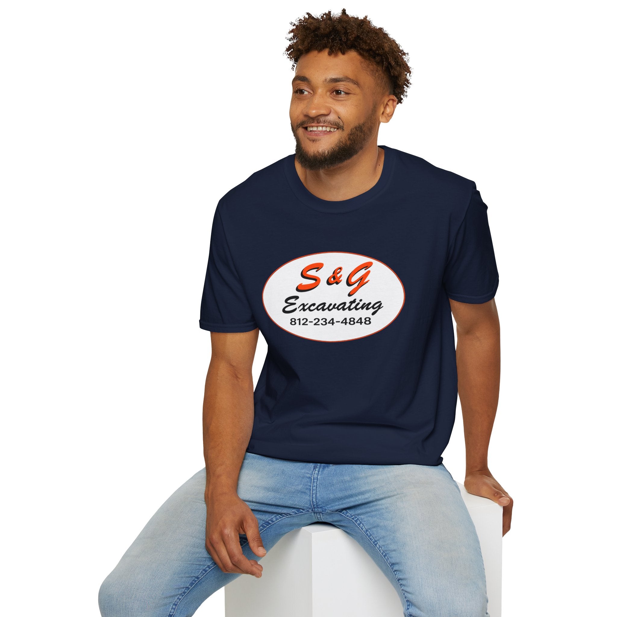 Excavation Logo T-Shirt — S&G Excavating (812-234-4848)