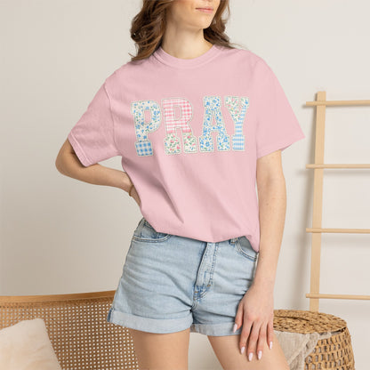 Pray Patchwork Tee