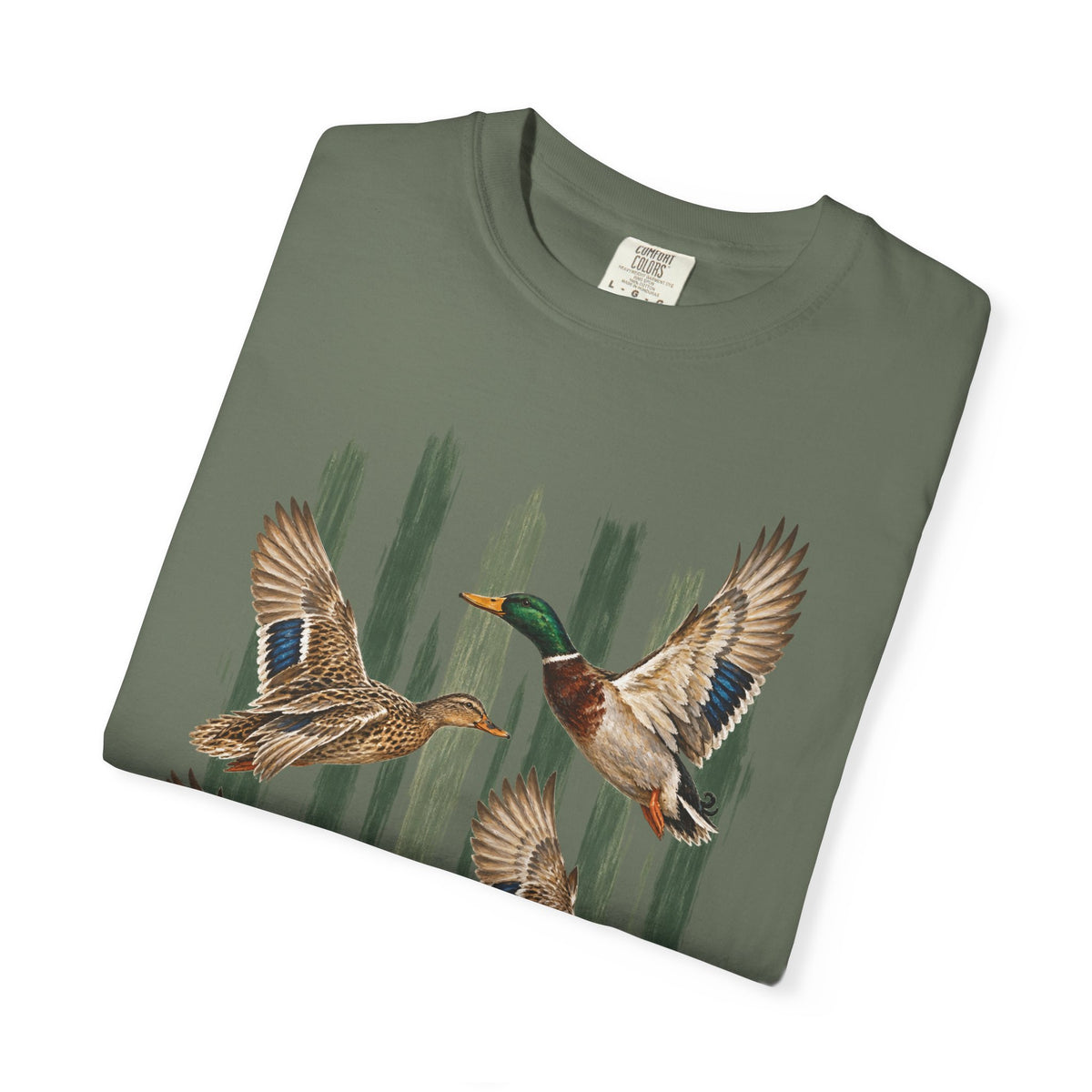 Duck stripped t-shirt