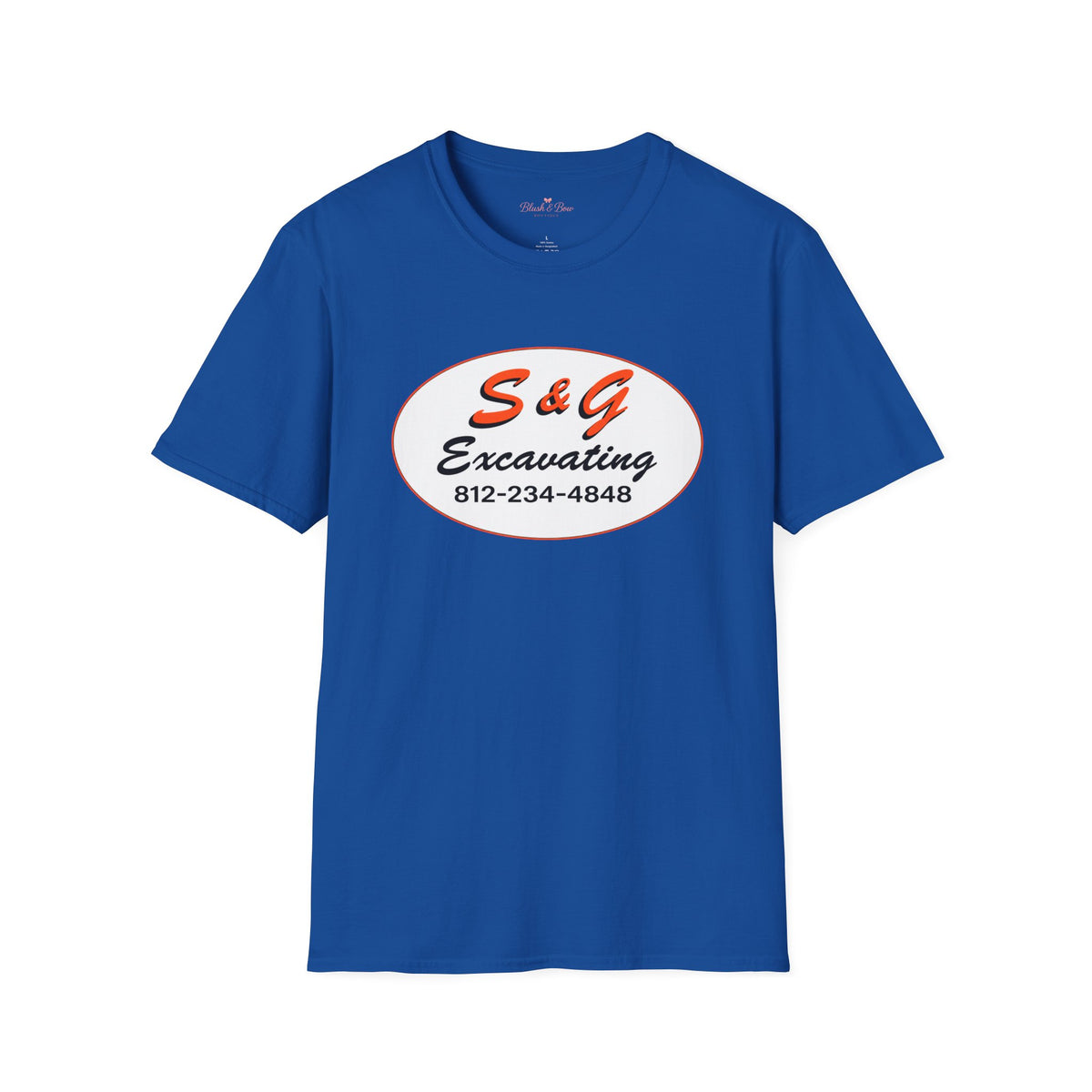 Excavation Logo T-Shirt — S&G Excavating (812-234-4848)