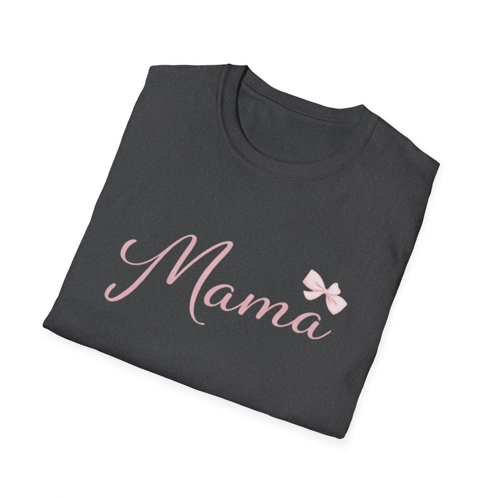 MAMA T-Shirt | pink calligraphy, motherhood tee | Matching MINI Tee