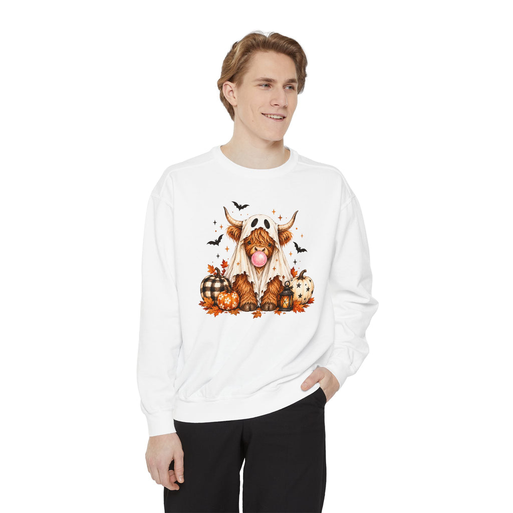 Highland Cow Bubblegum Ghost