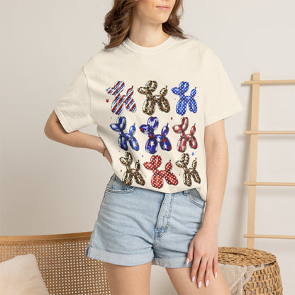Firecracker Balloon Dog Graphic Tee