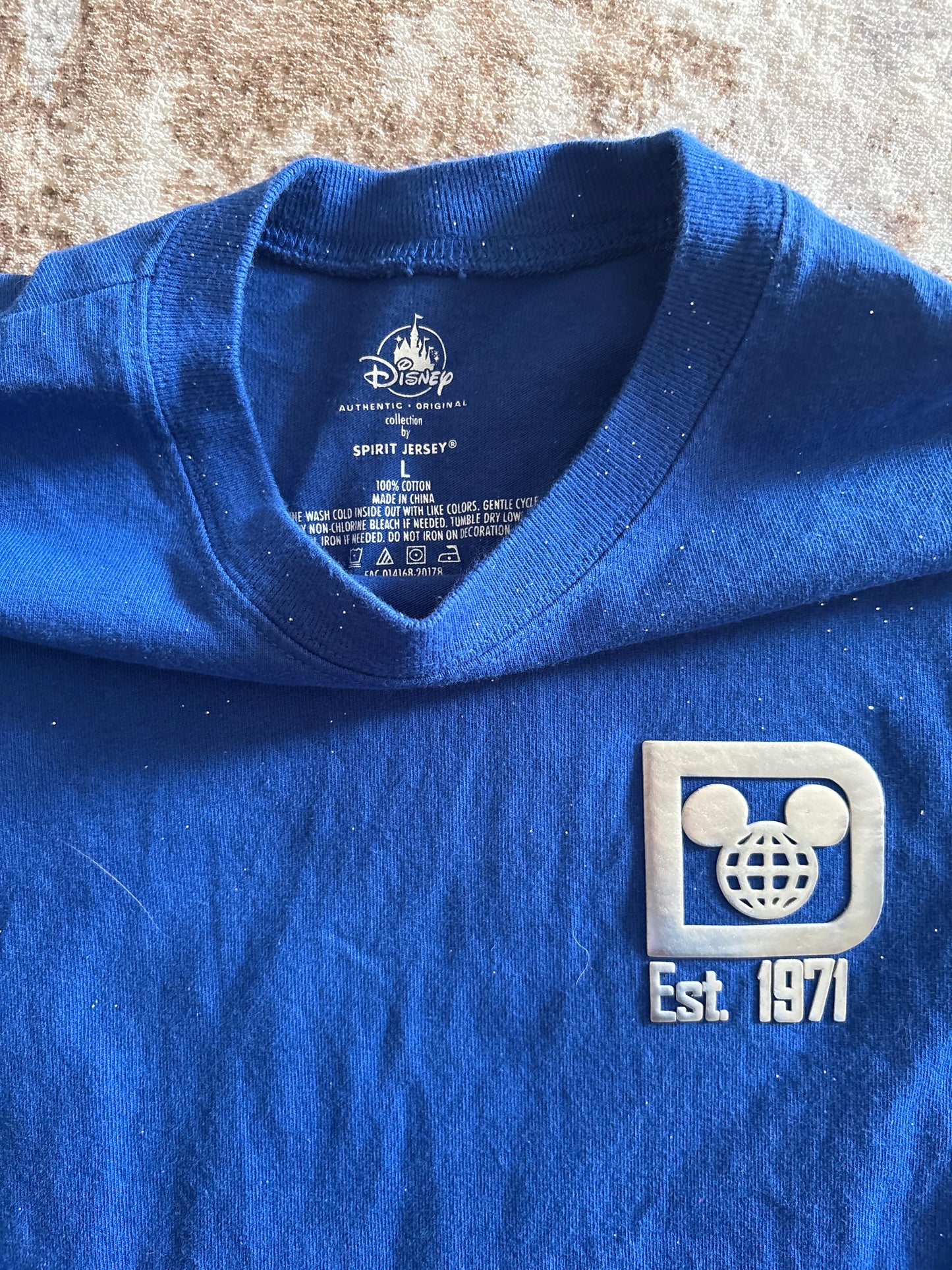 Disney World Est. 1971 Spirit Jersey Style Long Sleeve | Large