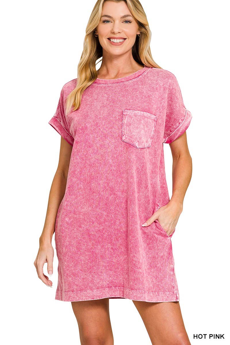 Zenana Cotton T-shirts Dress