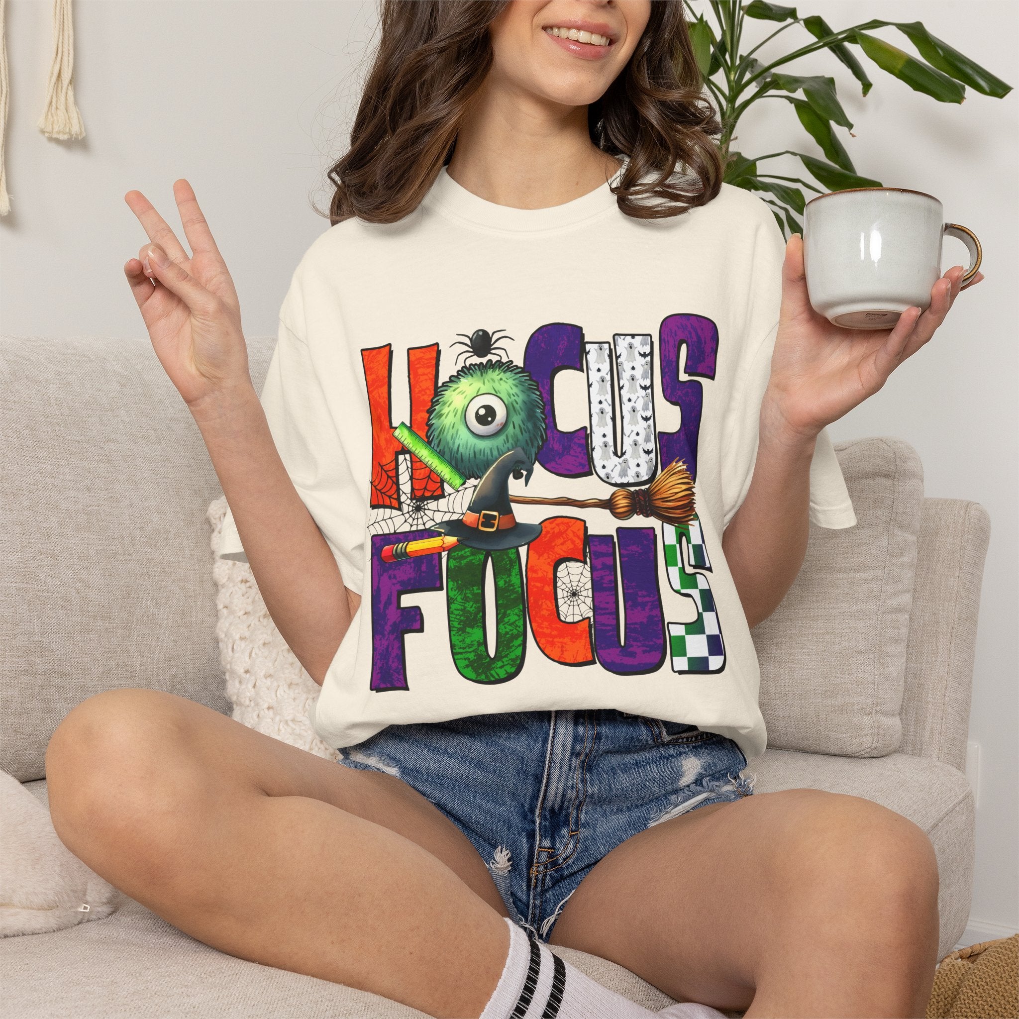 Kids' 'Hocus Focus' Halloween T-Shirt — Playful Monster Magic Tee