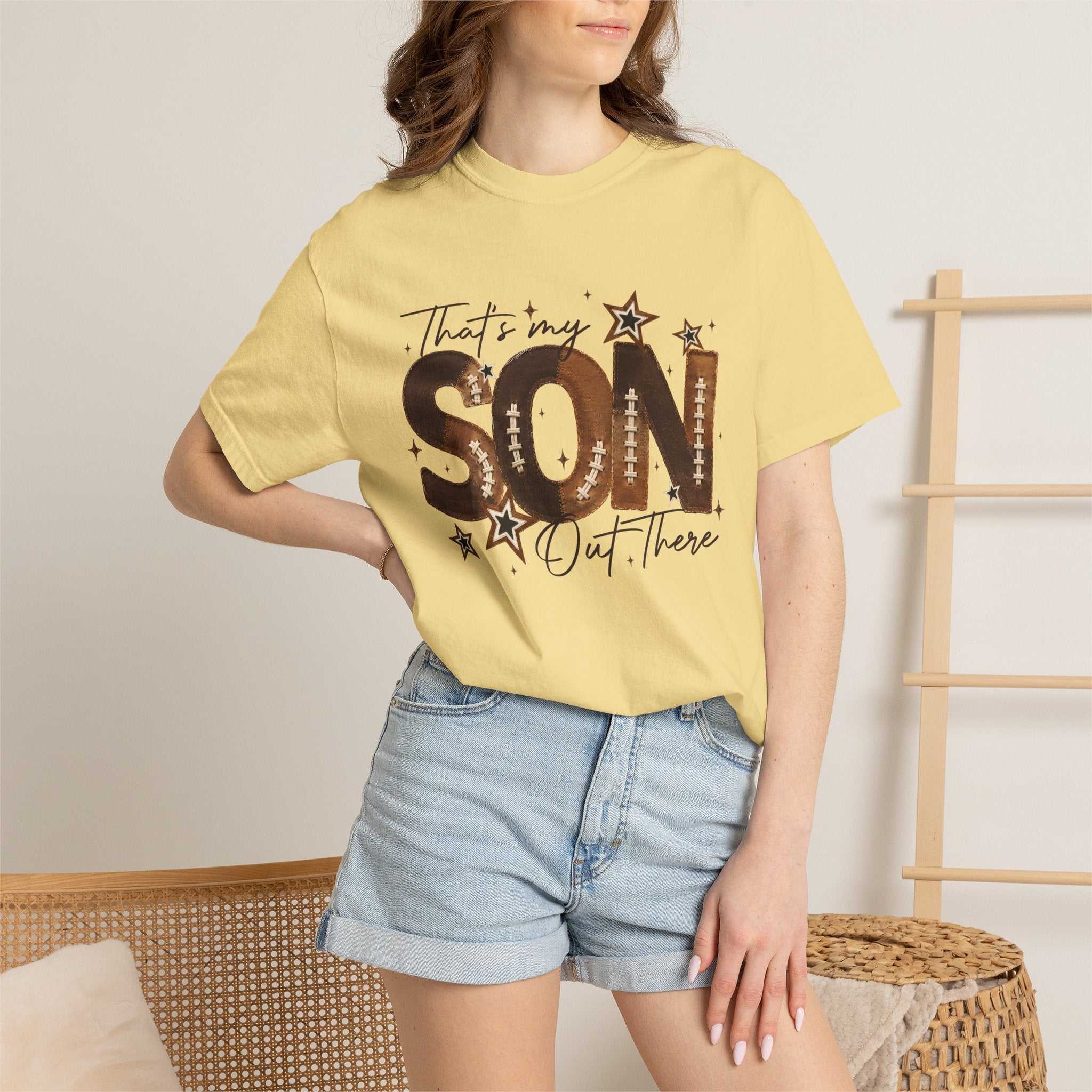 That’s My Son Football T-Shirt — Personalized Jersey Number Tee