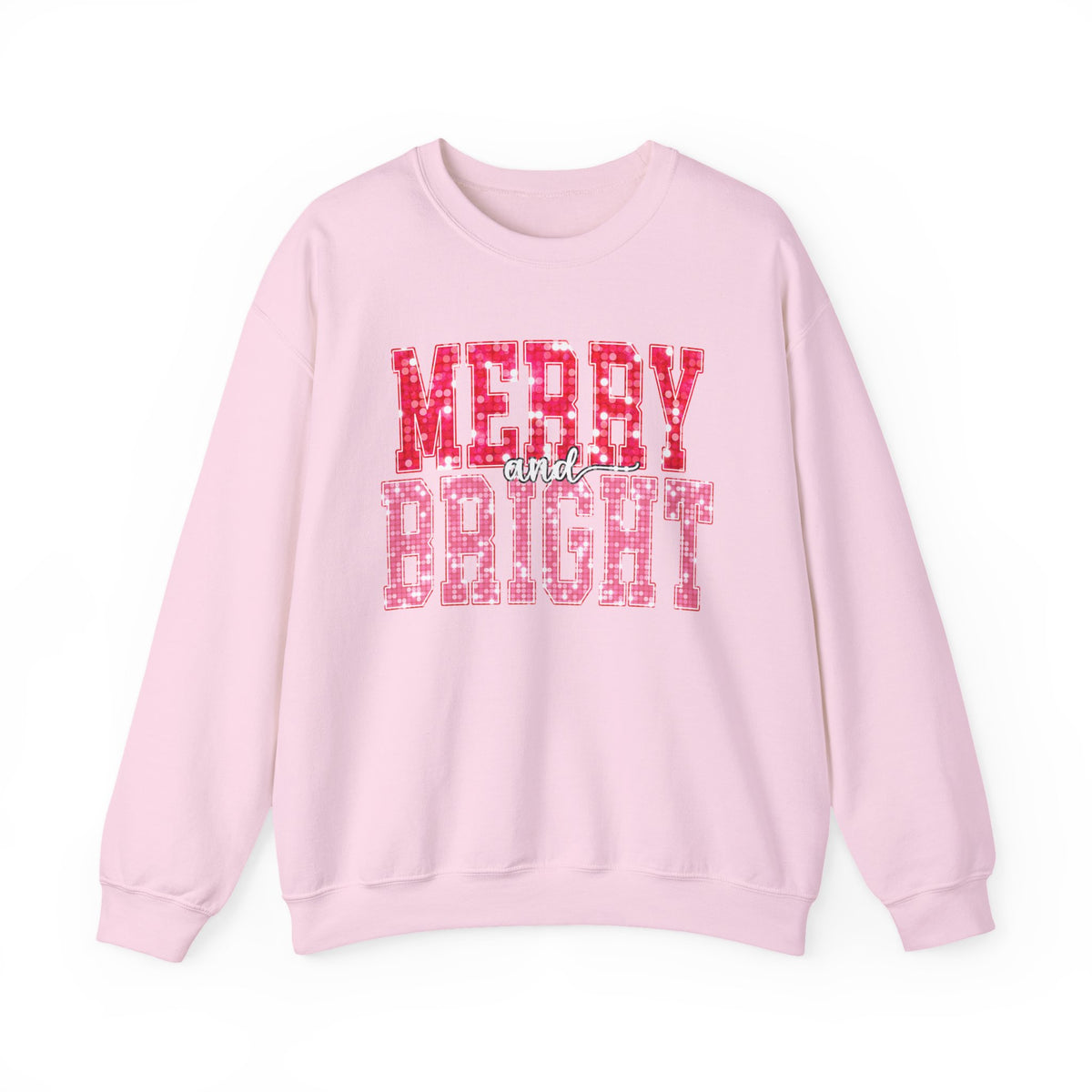 Merry and Bright Christmas Crewneck Sweatshirt