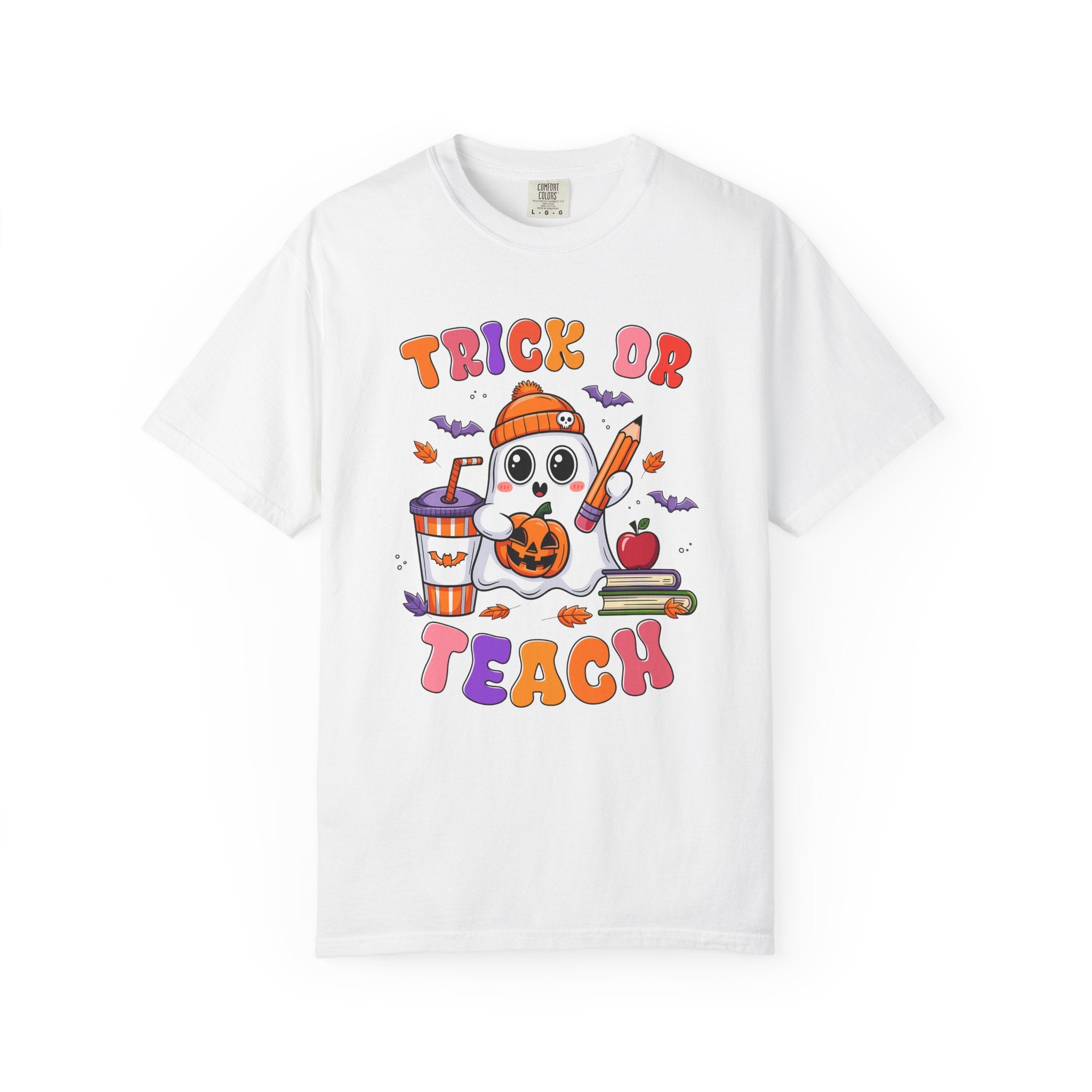 Trick or Teach Halloween Teacher Tee