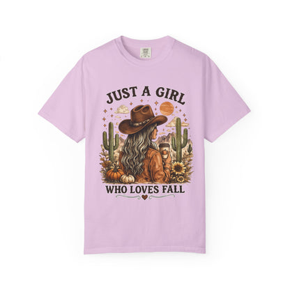 Just A Girl Who Loves Fall Tee