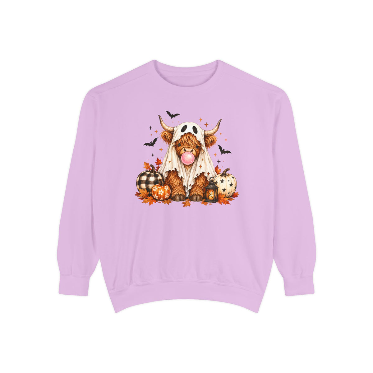 Highland Cow Bubblegum Ghost