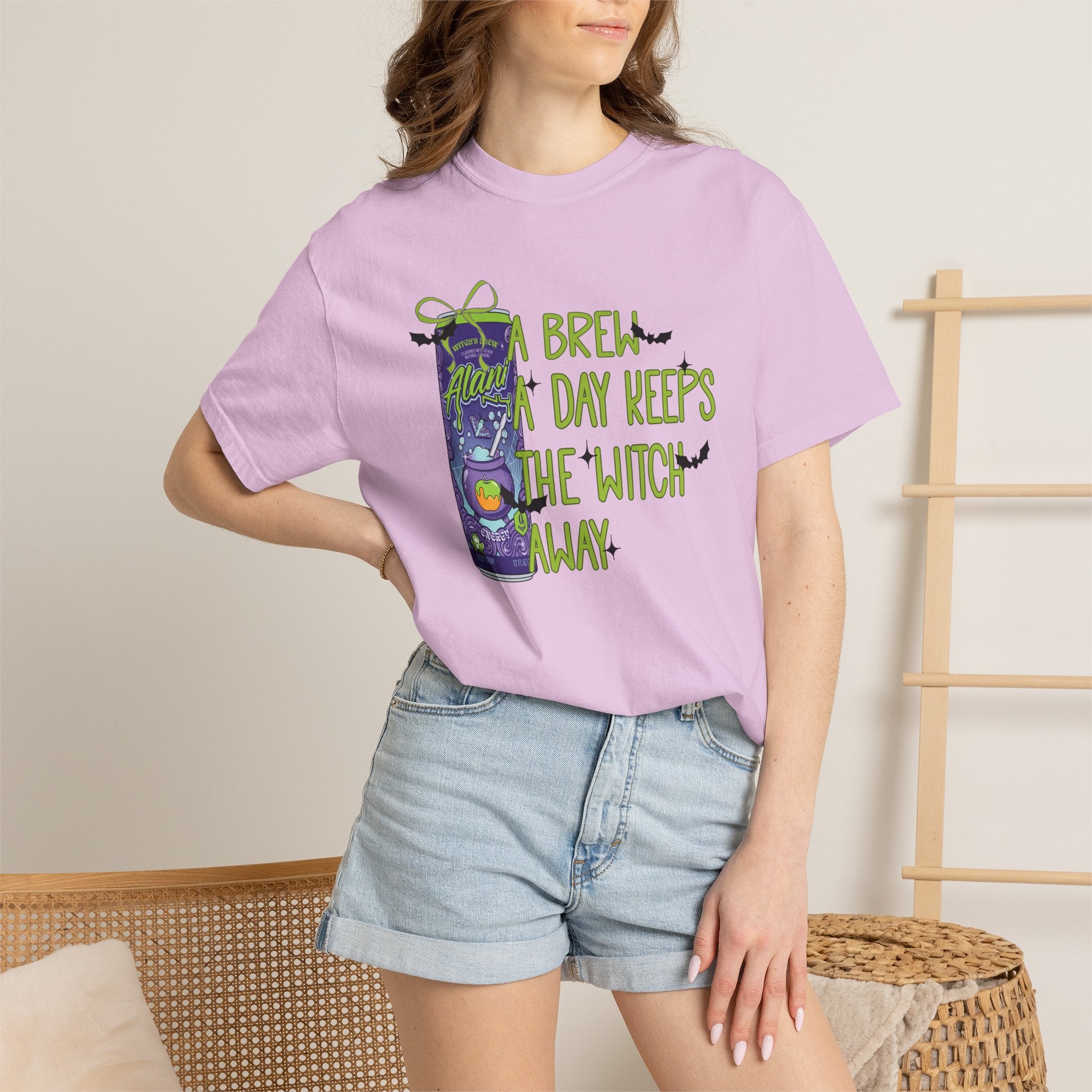 Brew All Day Keeps The Witch Away Tee