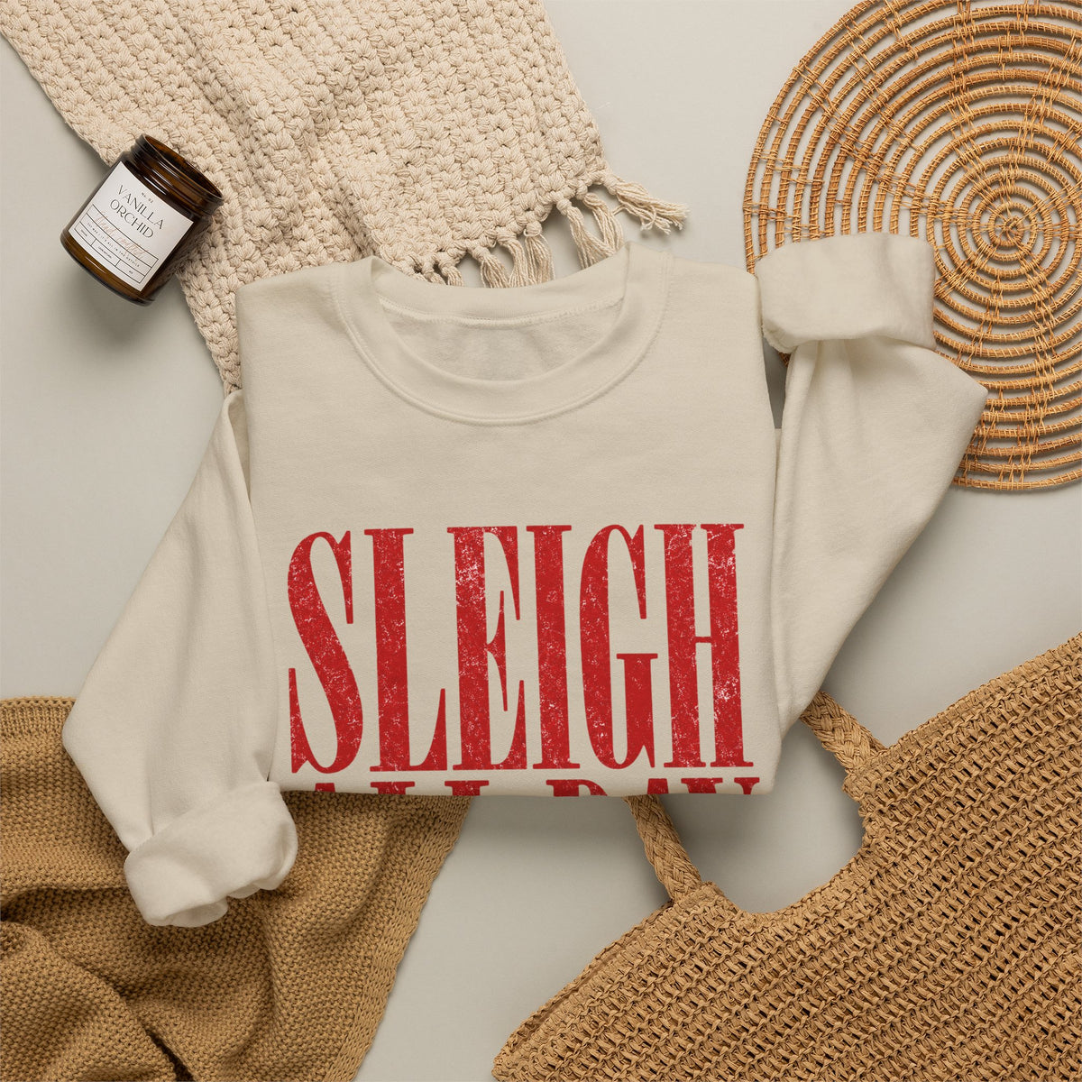 Sleigh all day Crewneck Sweatshirt
