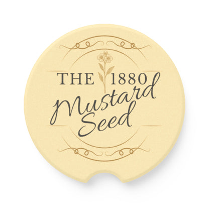 Soapstone Car Coaster — "The 1880 Mustard Seed"