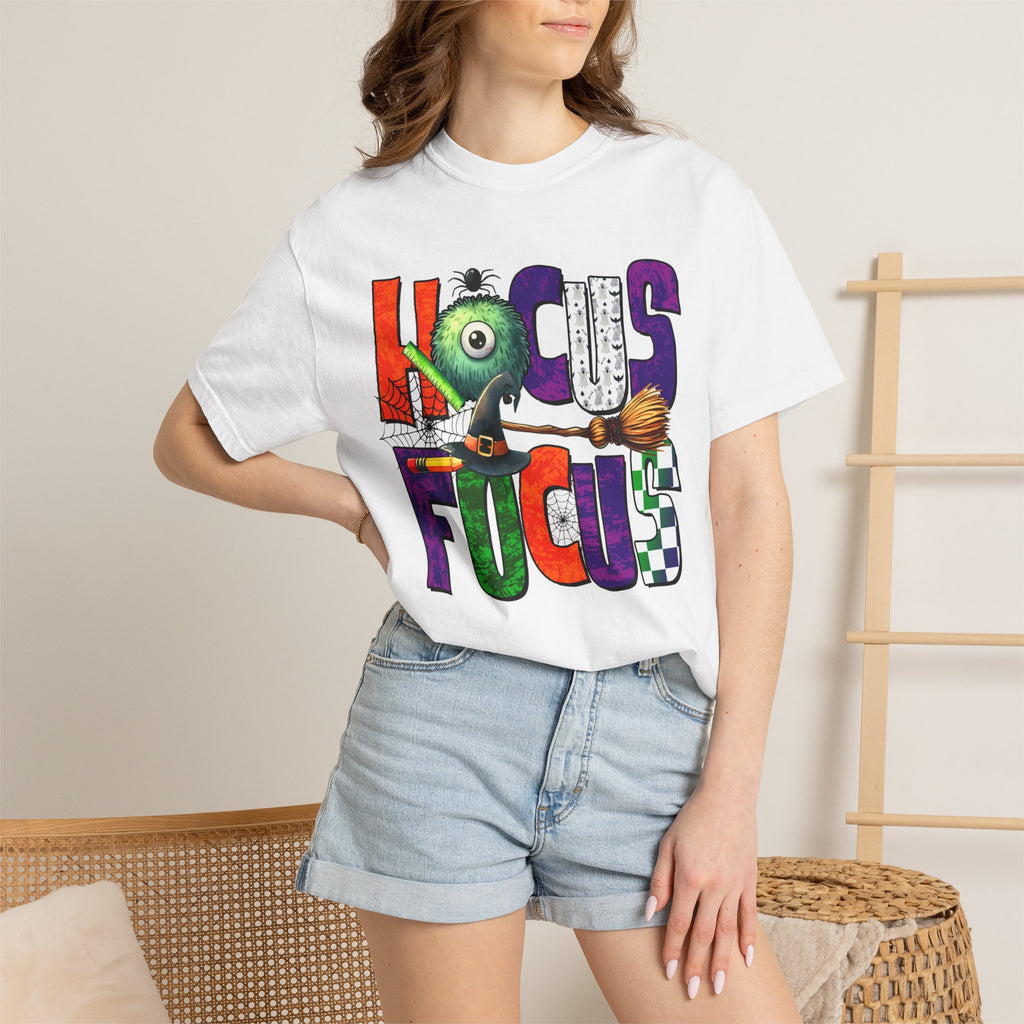 Kids' 'Hocus Focus' Halloween T-Shirt — Playful Monster Magic Tee