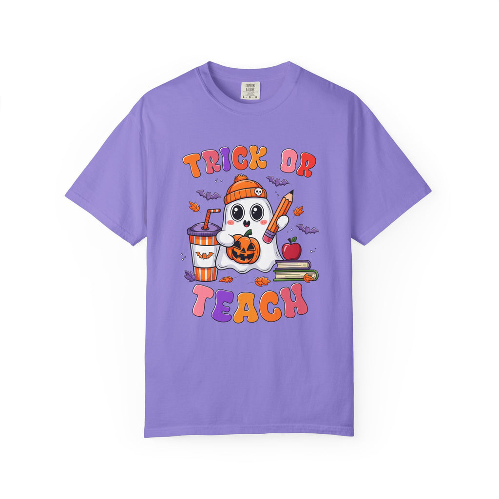 Trick or Teach Halloween Teacher Tee