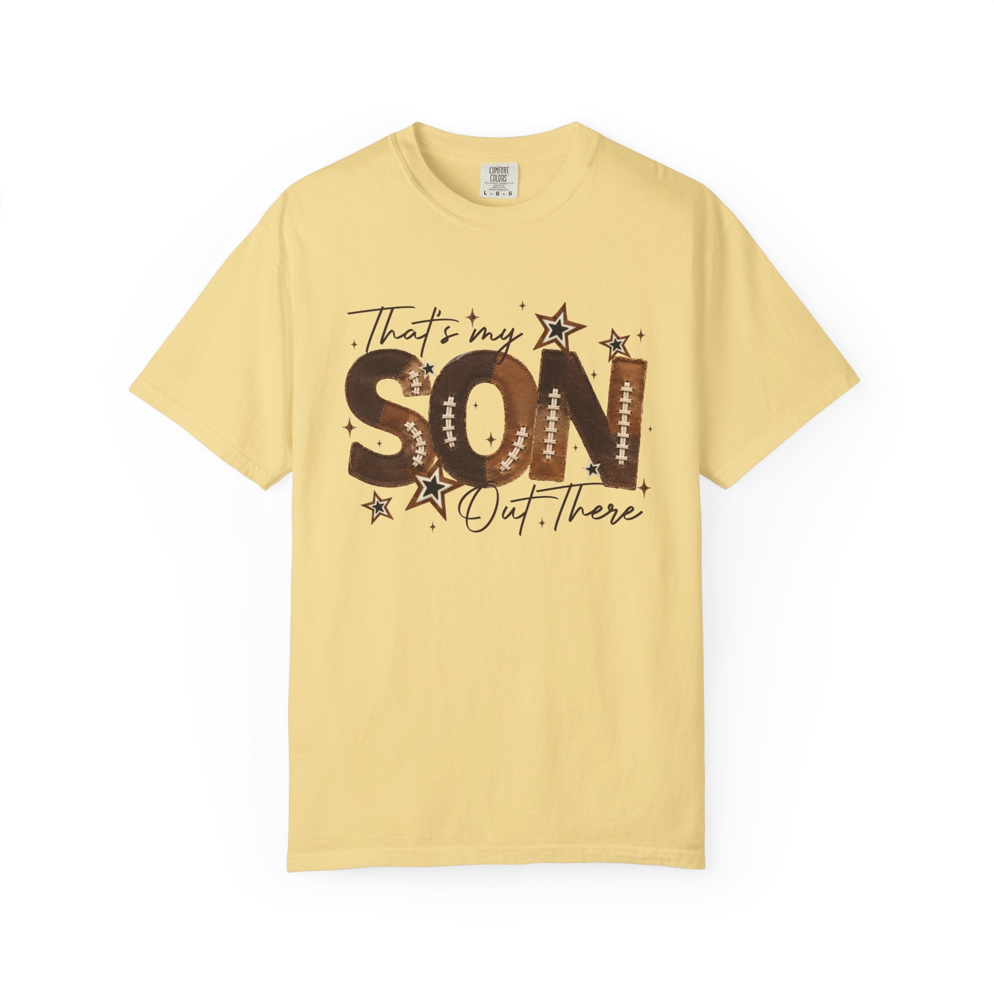That’s My Son Football T-Shirt — Personalized Jersey Number Tee