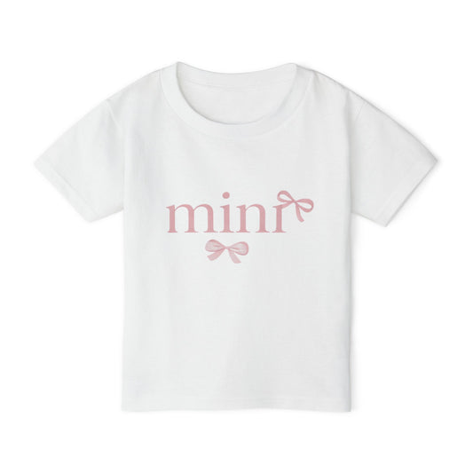 Mini Pink Bow Tee | Matching Mama Tee