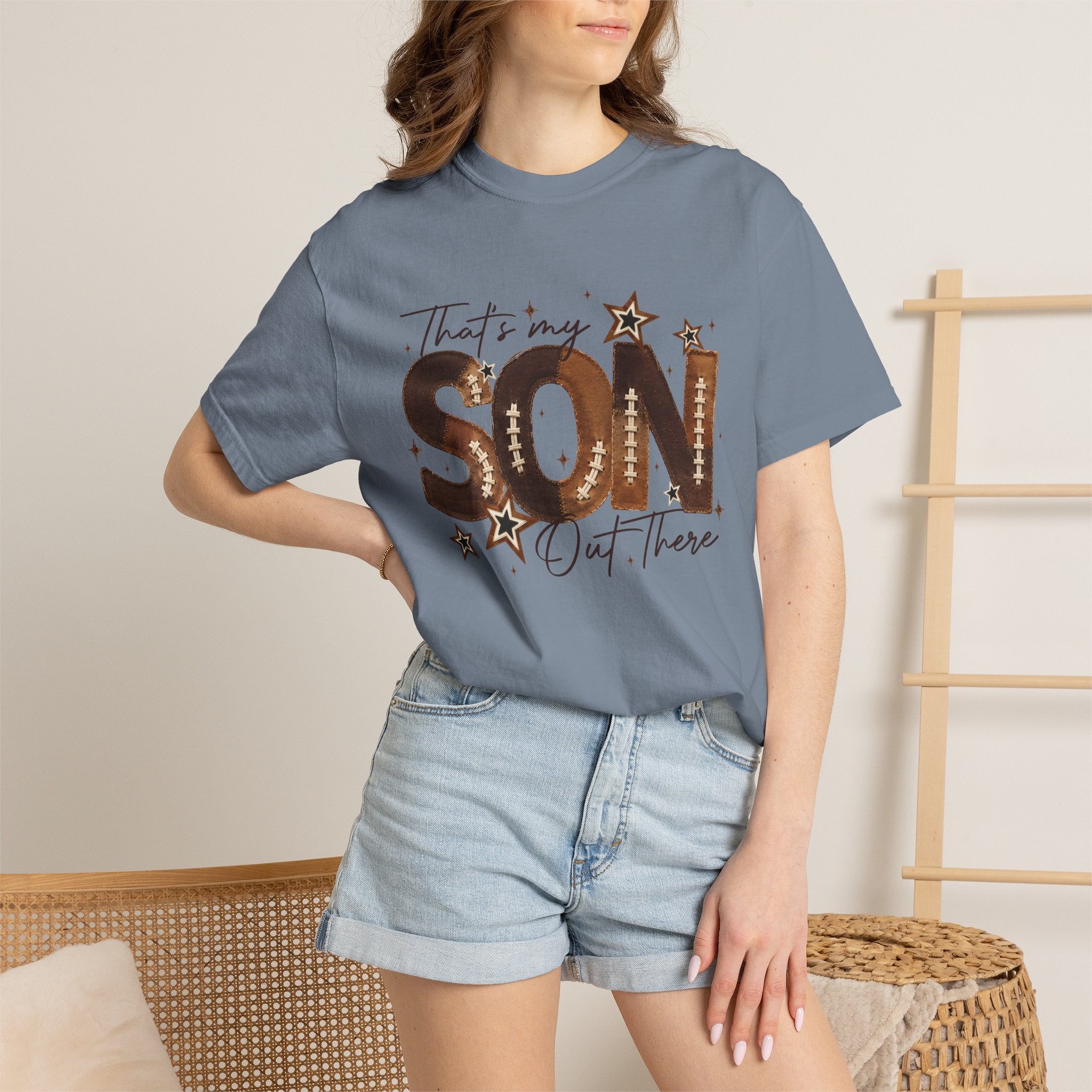 That’s My Son Football T-Shirt — Personalized Jersey Number Tee