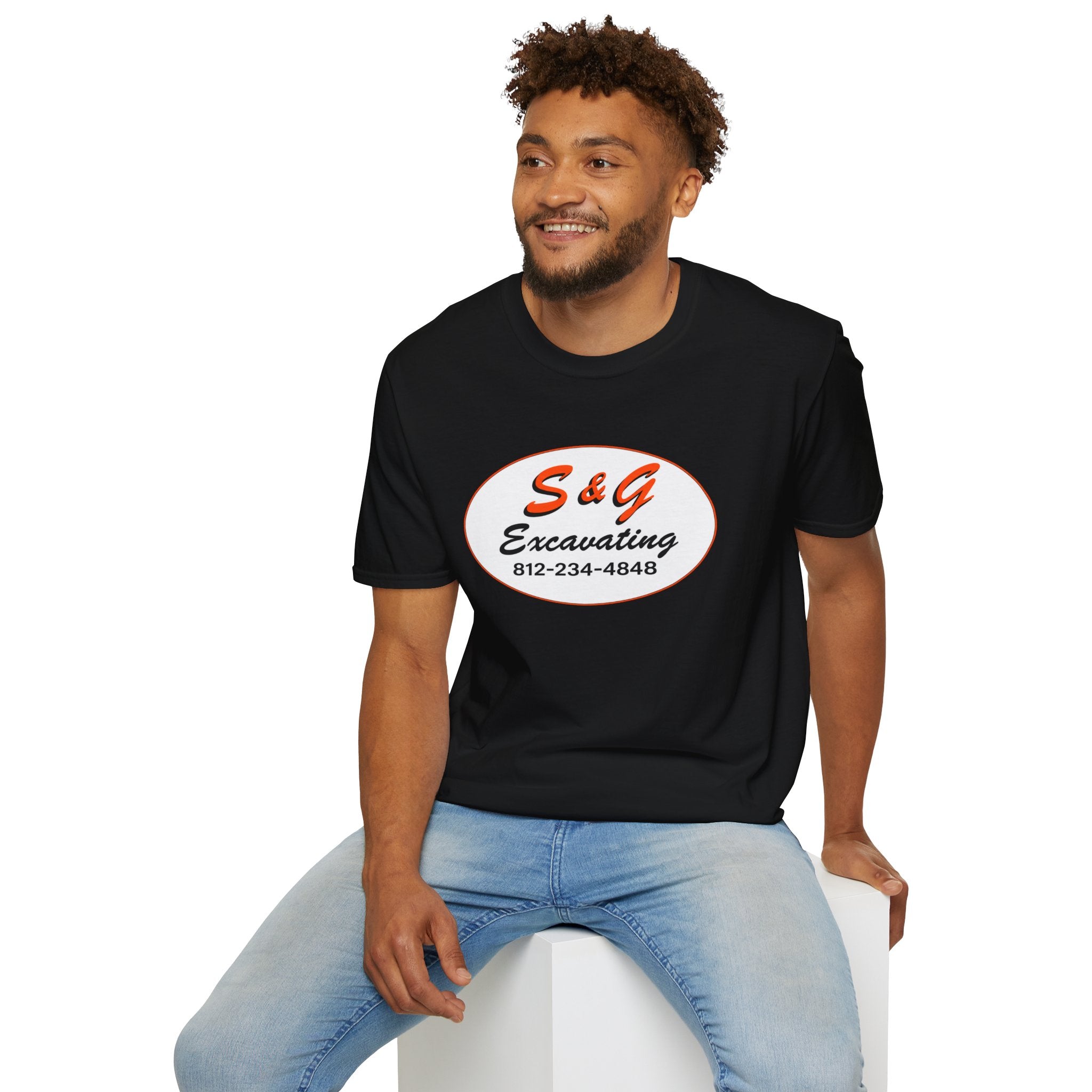 Excavation Logo T-Shirt — S&G Excavating (812-234-4848)