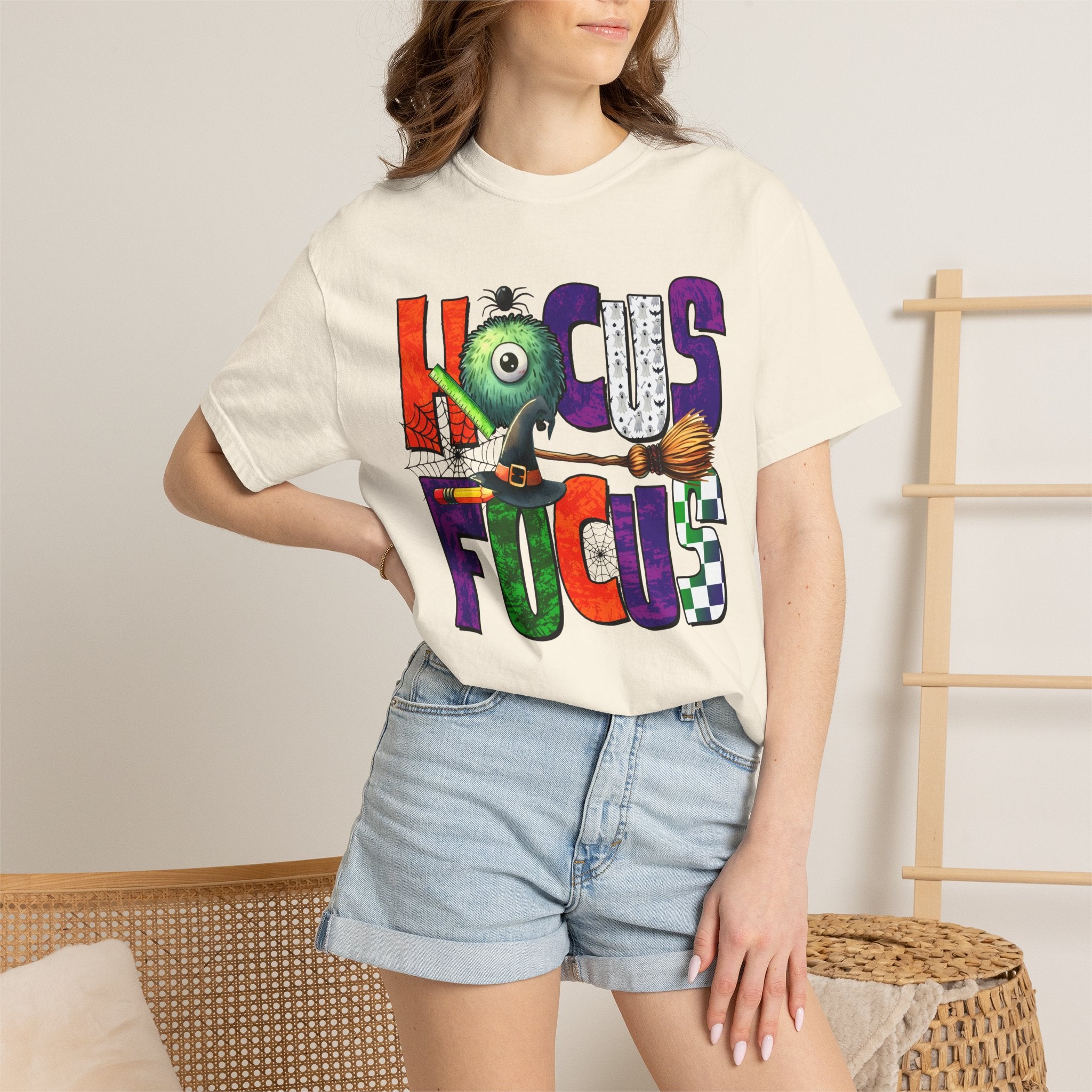 Kids' 'Hocus Focus' Halloween T-Shirt — Playful Monster Magic Tee