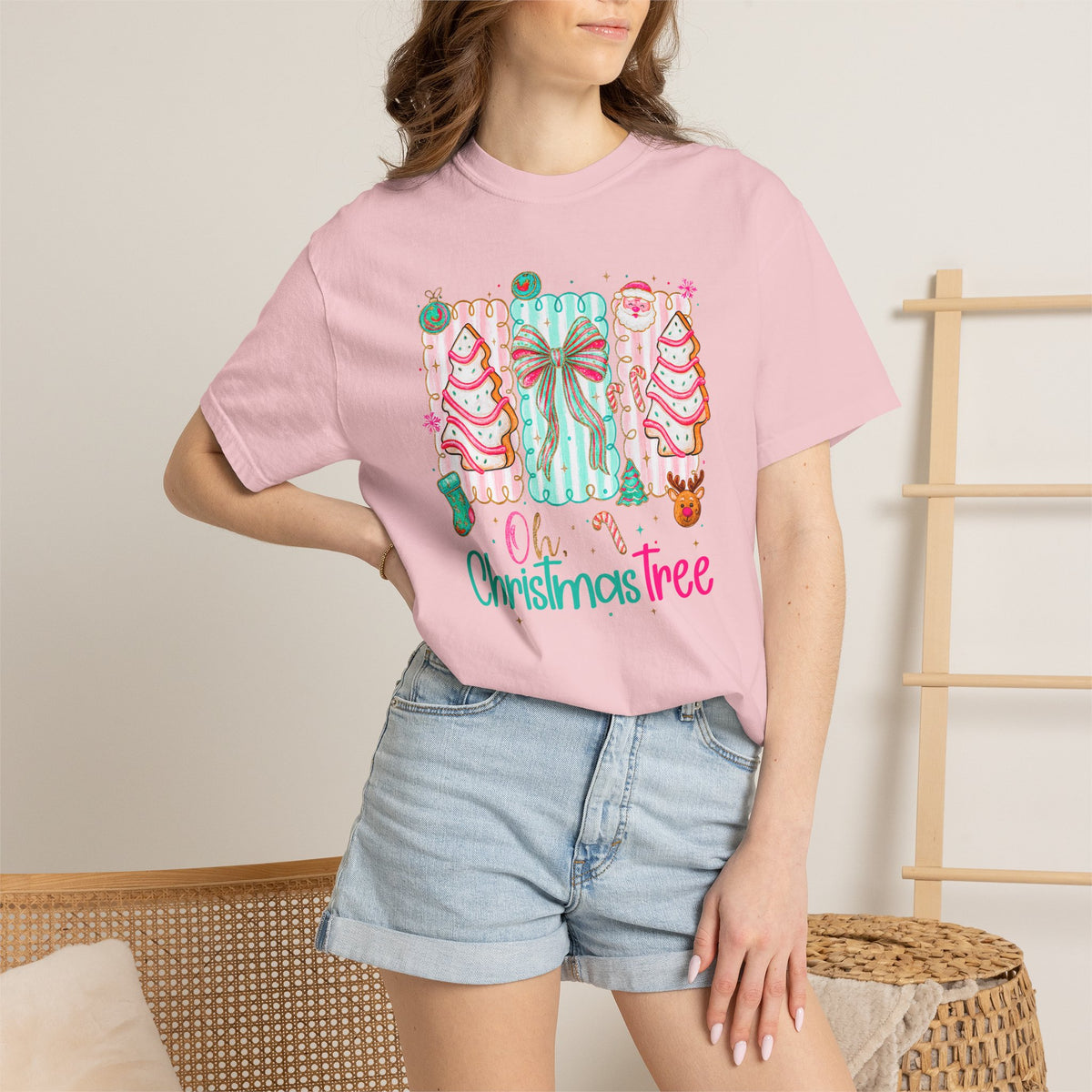 Christmas Tree Candy Cane T-Shirt
