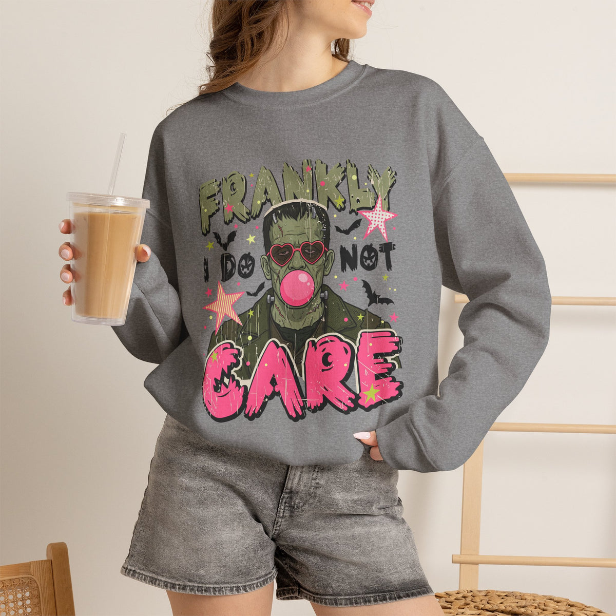 Frankly I Do Not Care Graphic Sweatshirt