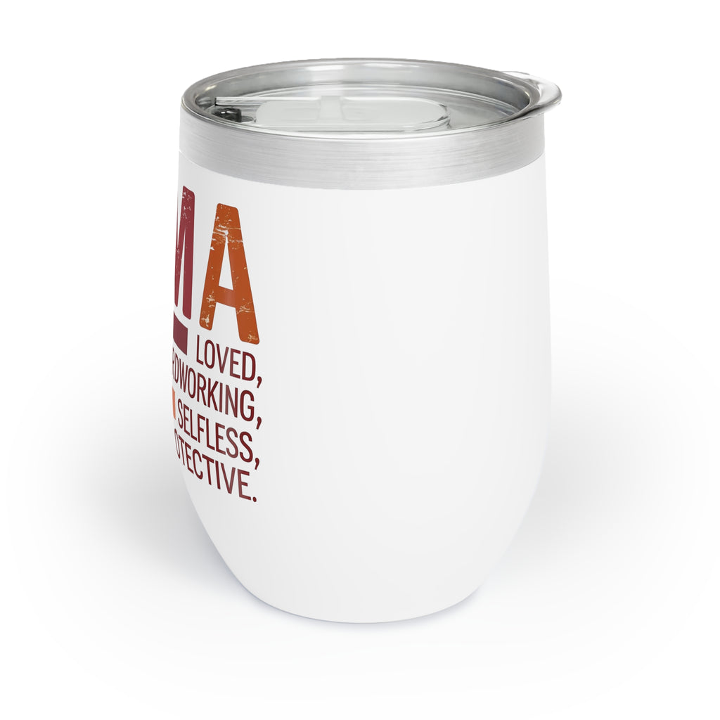 Hardworking Mama Tumbler — Mom Wine Sleeve, Birthday Gift Idea