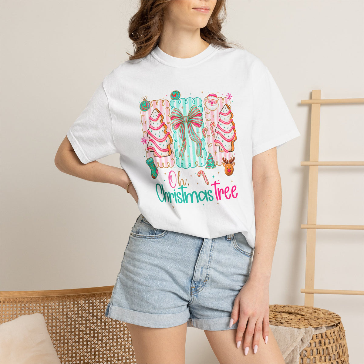 Christmas Tree Candy Cane T-Shirt