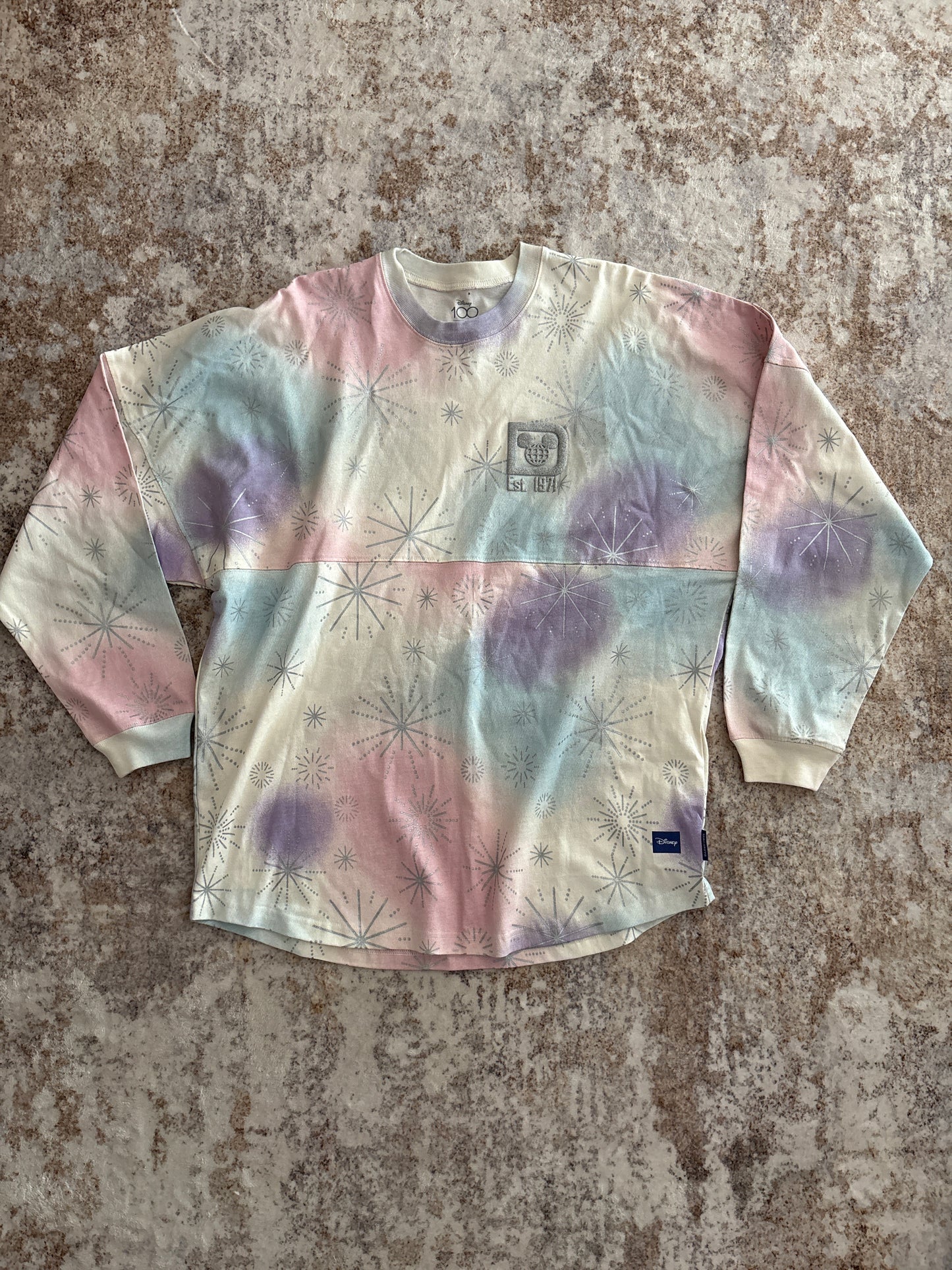 Disney100 Walt Disney World Pastel Spirit Jersey Style Pullover | Medium