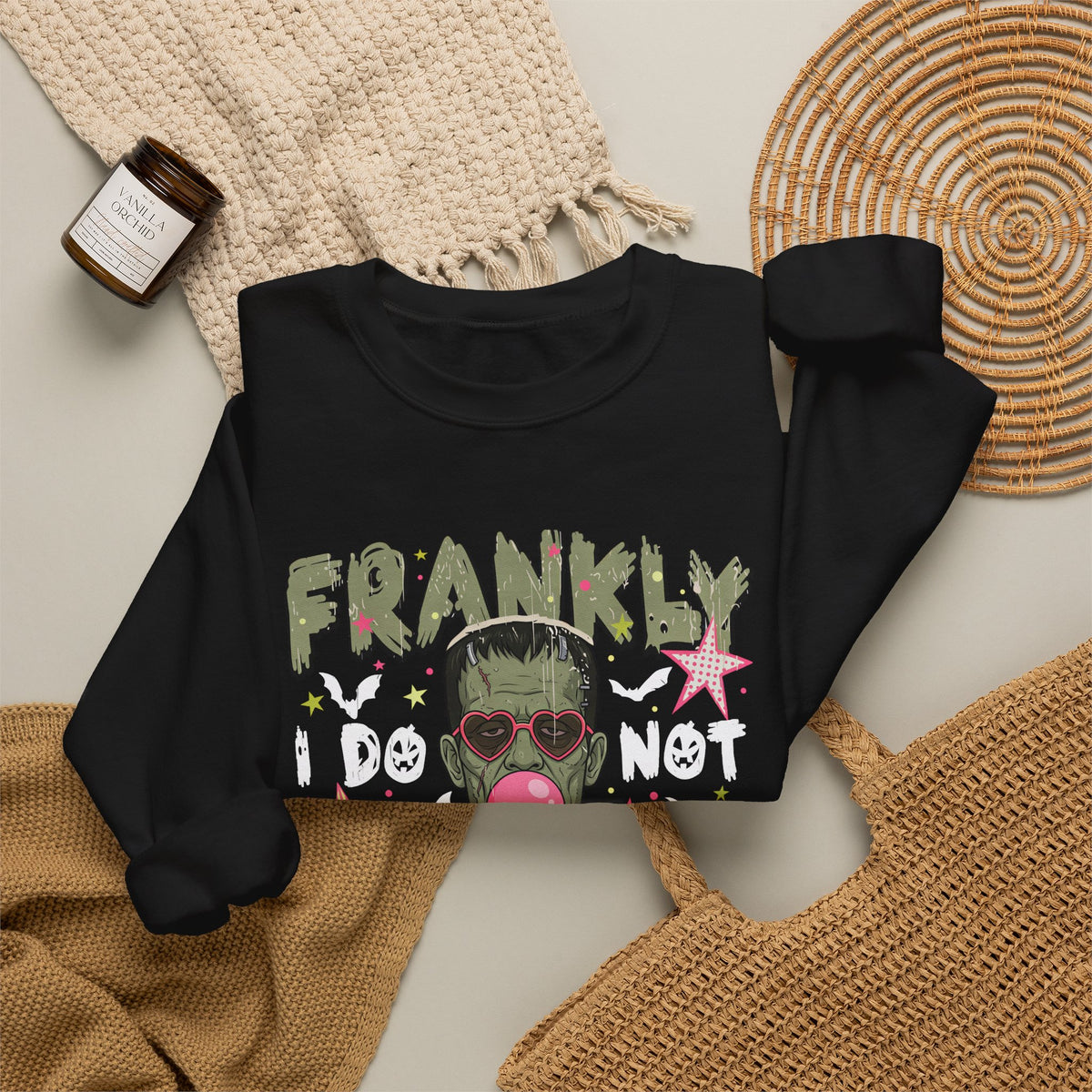 Frankly I Do Not Care Graphic Sweatshirt