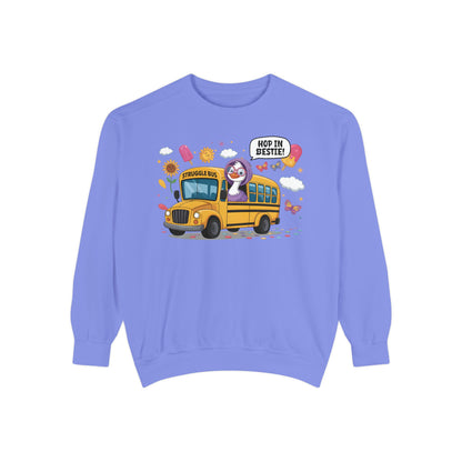 School Bus Sloth Crewneck