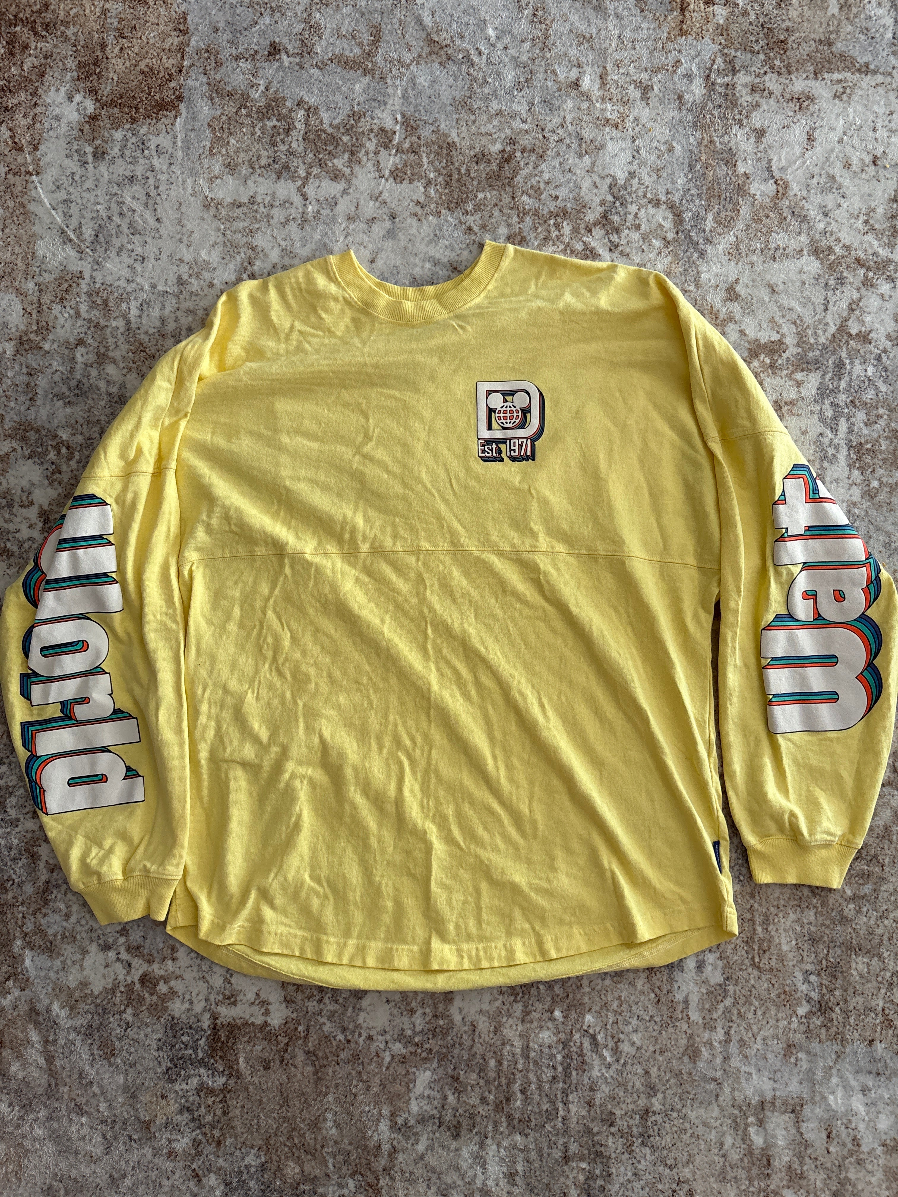 Disney World Est. 1971 Spirit Jersey Style Long Sleeve | Large