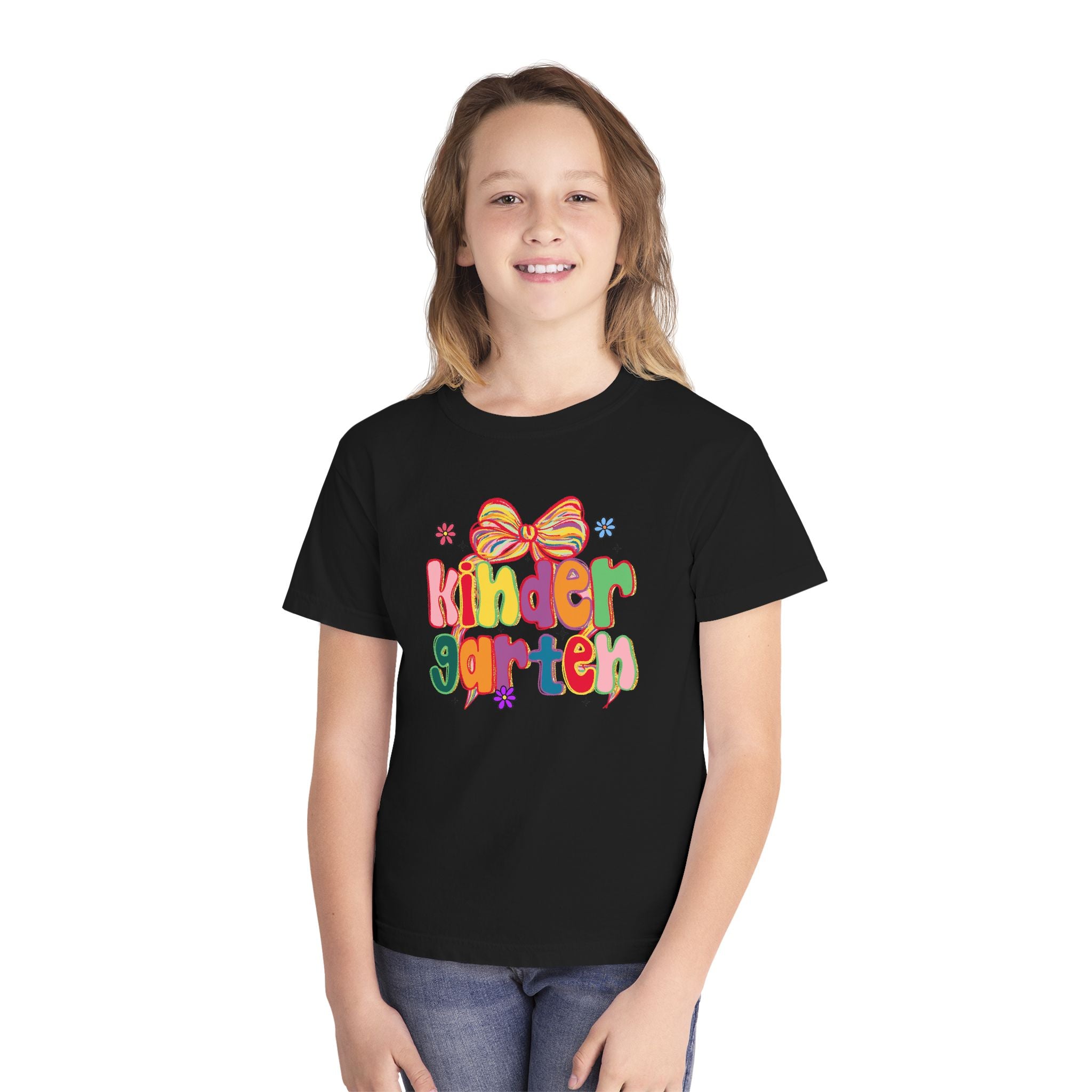 Kindergarten Bow Youth Tee