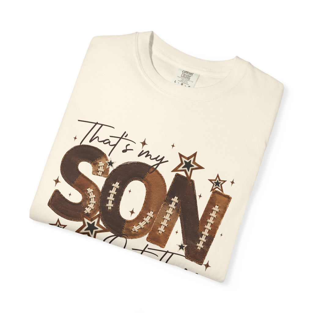 That’s My Son Football T-Shirt — Personalized Jersey Number Tee