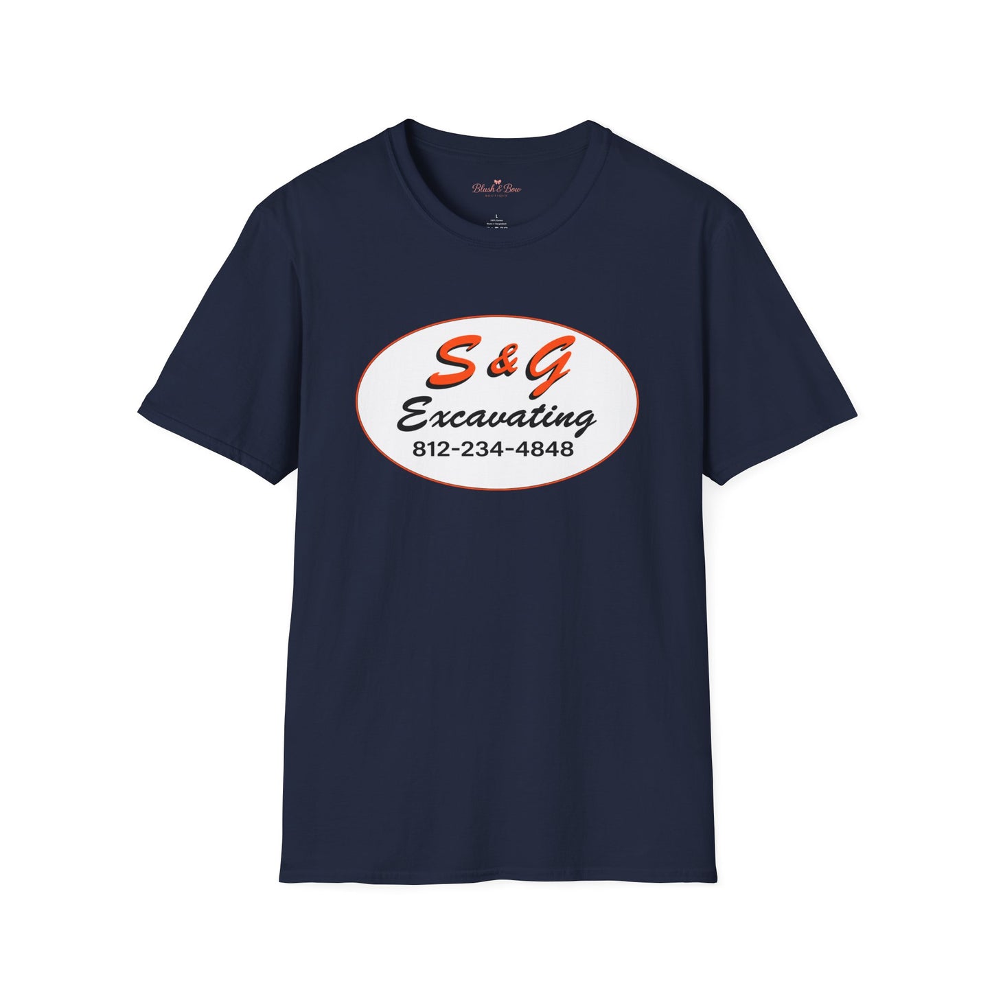 Excavation Logo T-Shirt — S&G Excavating (812-234-4848)
