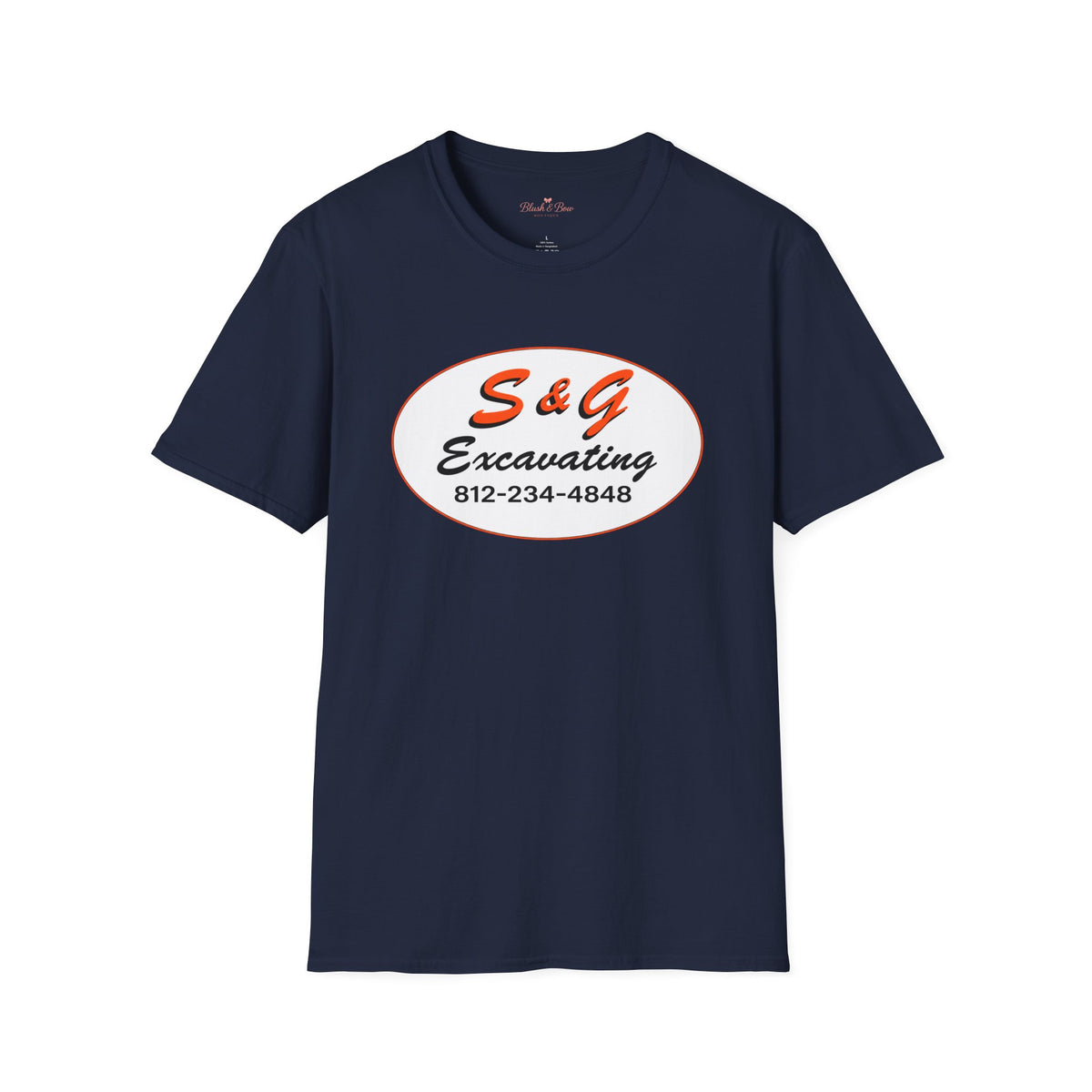 Excavation Logo T-Shirt — S&G Excavating (812-234-4848)