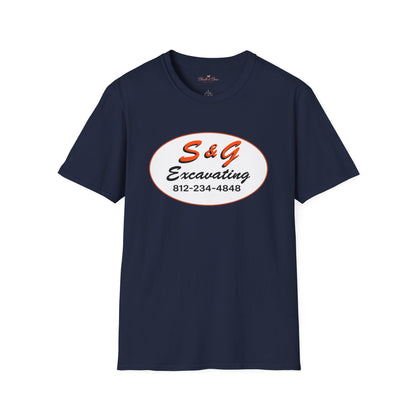 Excavation Logo T-Shirt — S&G Excavating (812-234-4848)