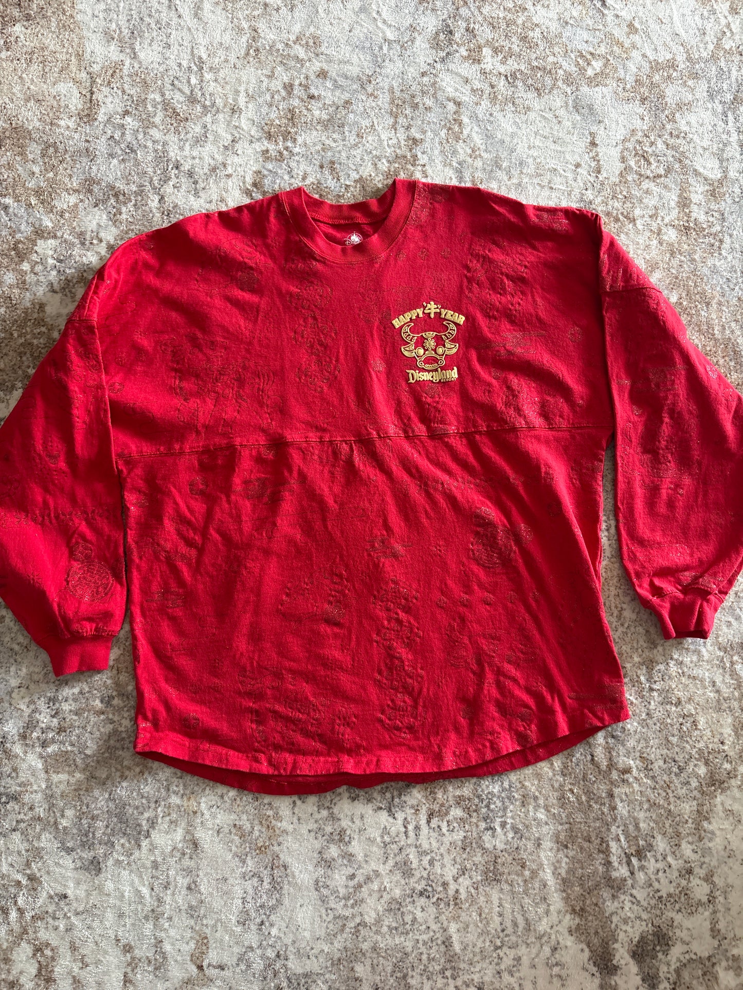 Disneyland Resort Happy 牛 Year Spirit Jersey – Lunar New Year Mickey | Large