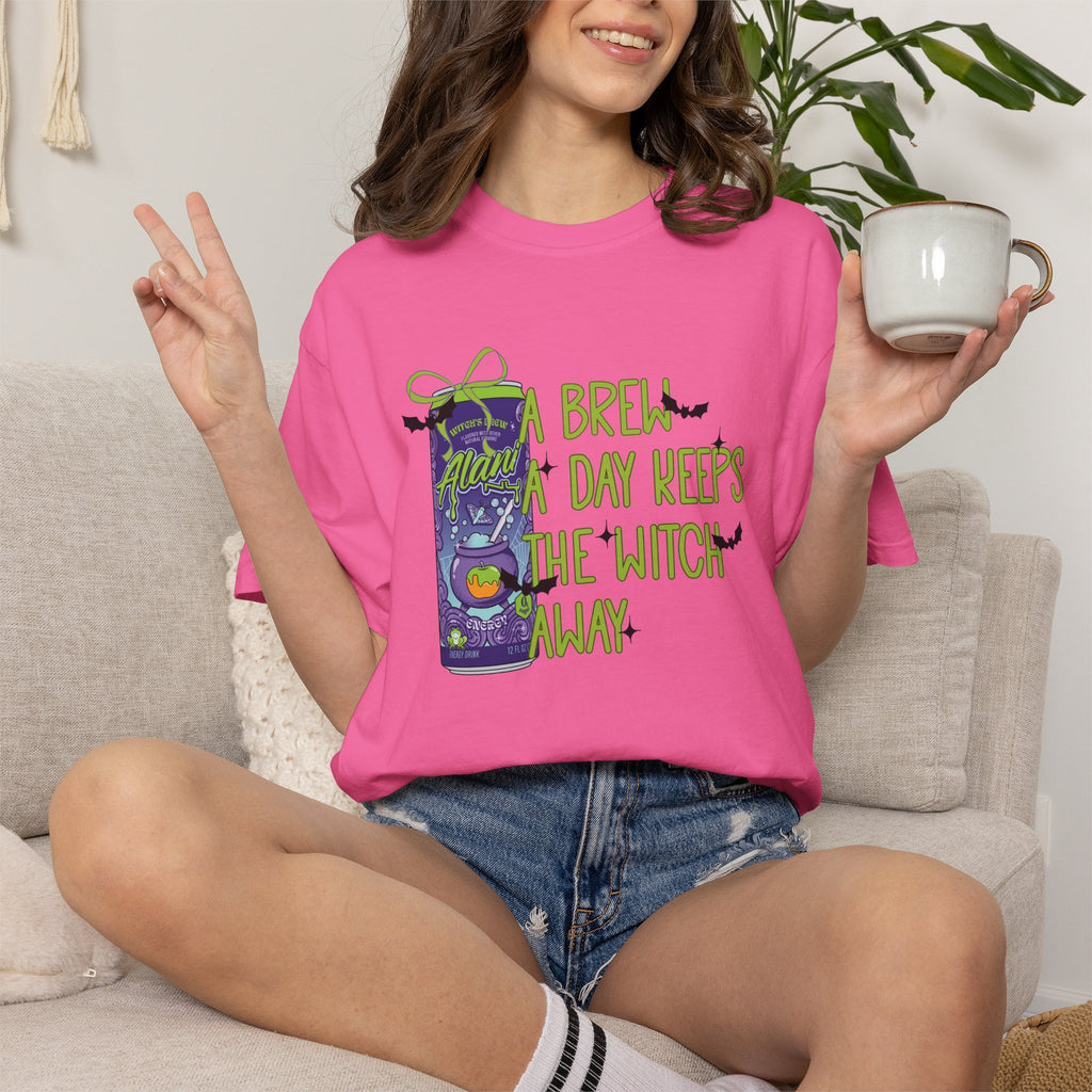 Brew All Day Keeps The Witch Away Tee