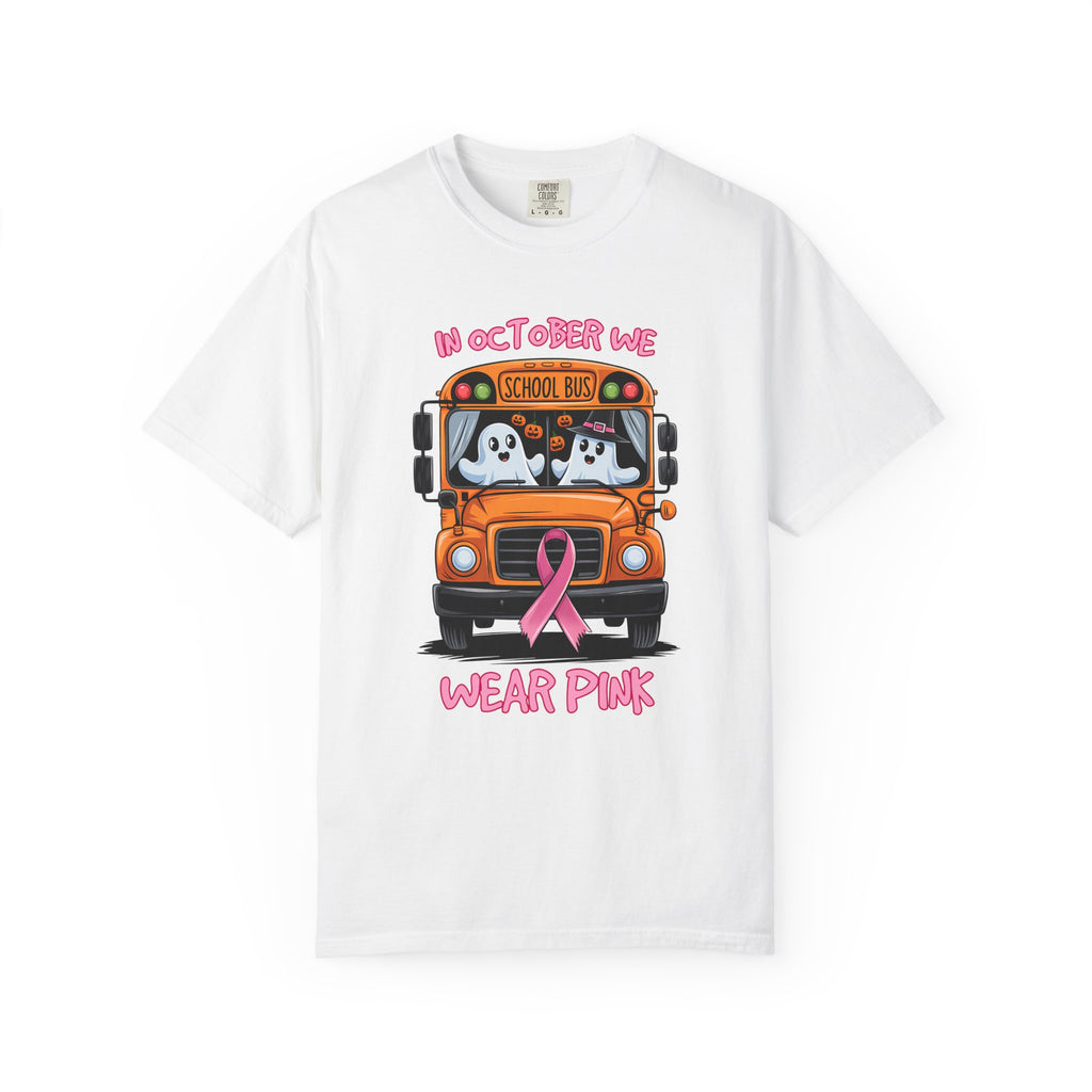 Breast Cancer Awareness School Bus Tee