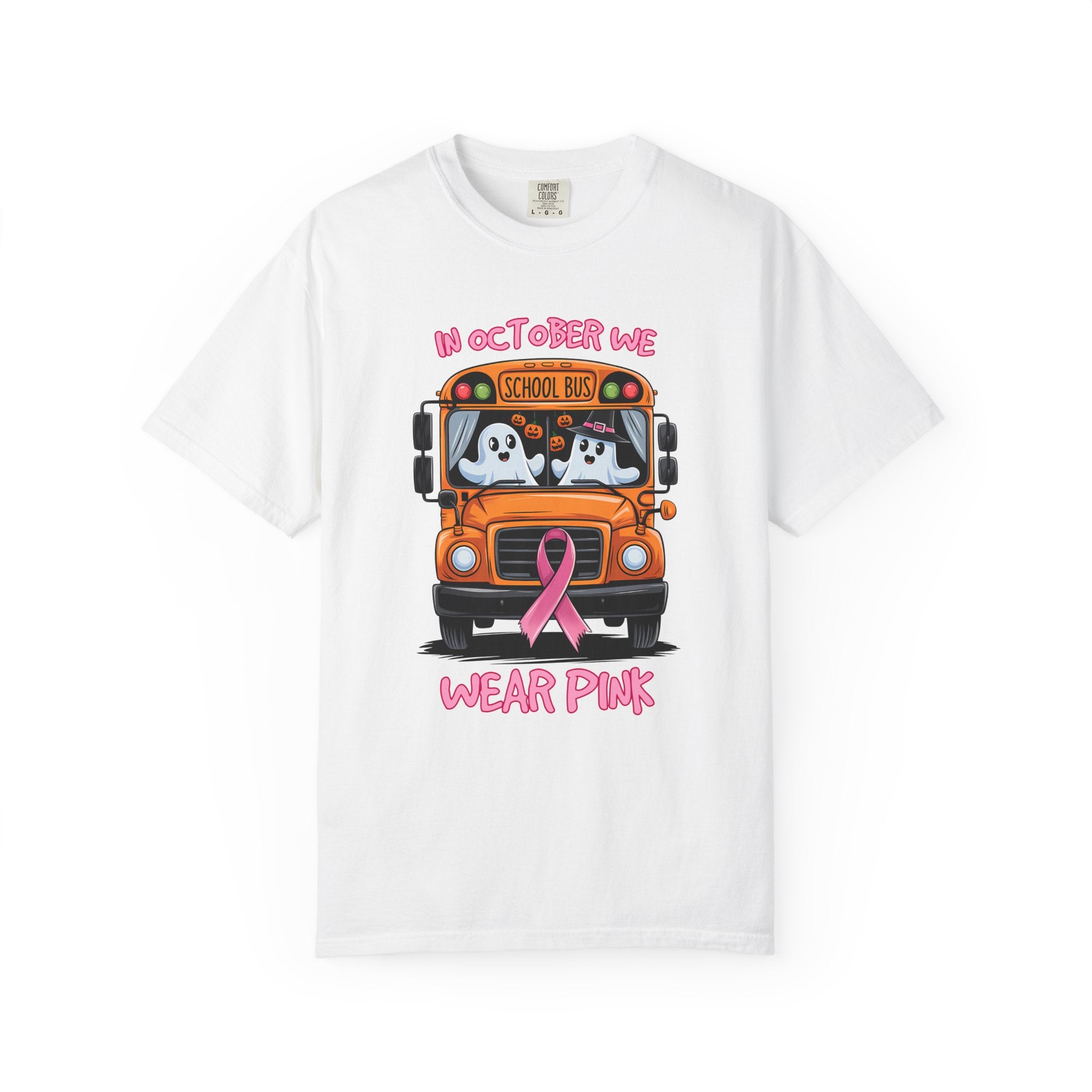 Breast Cancer Awareness School Bus Tee