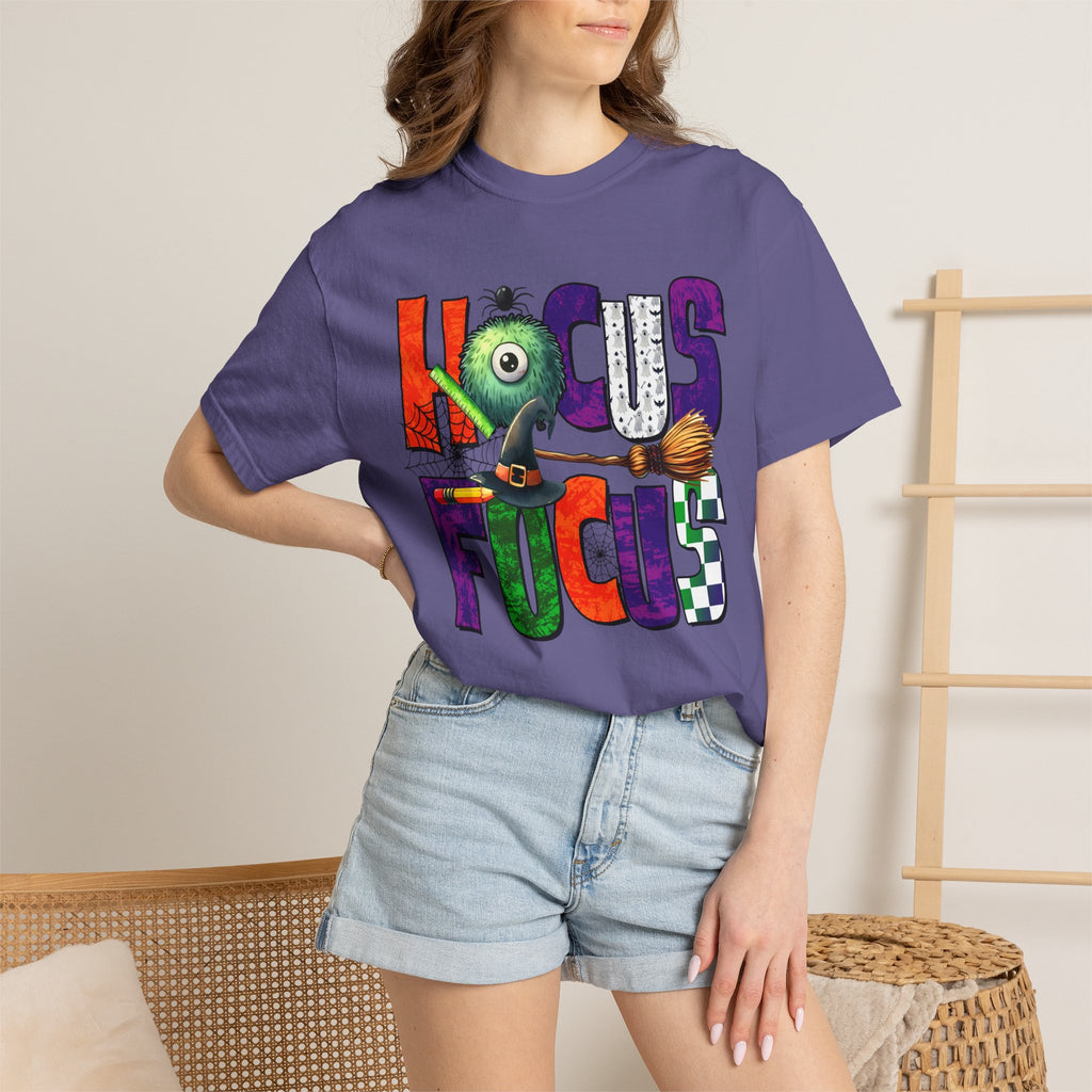 Kids' 'Hocus Focus' Halloween T-Shirt — Playful Monster Magic Tee