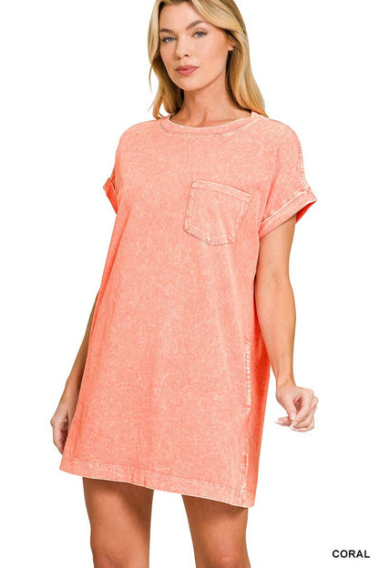 Zenana Cotton T-shirts Dress